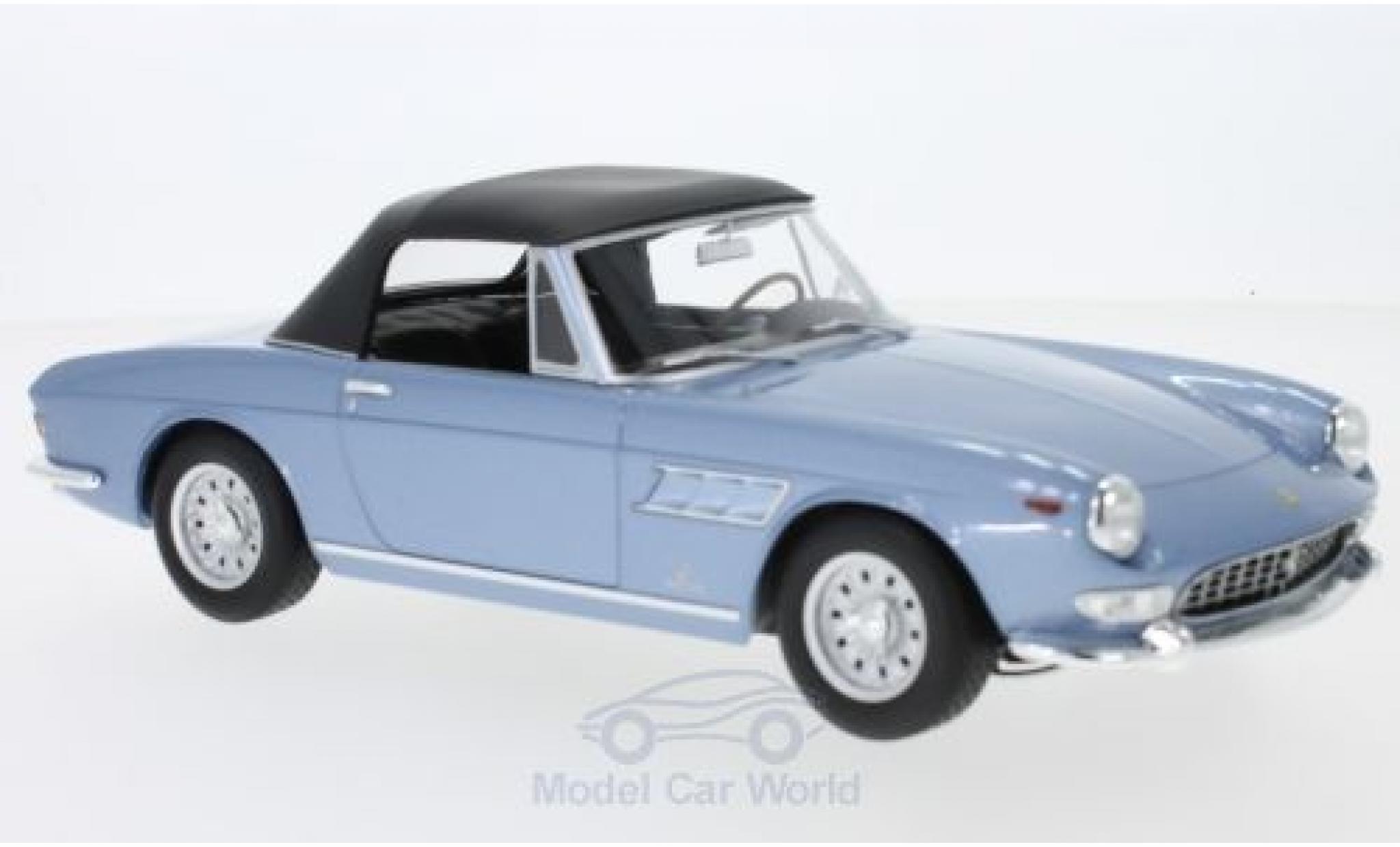 Ferrari 275 1/18 KK Scale GTS Pininfarina Spyder metallic blue Softtop liegt ein diecast model cars