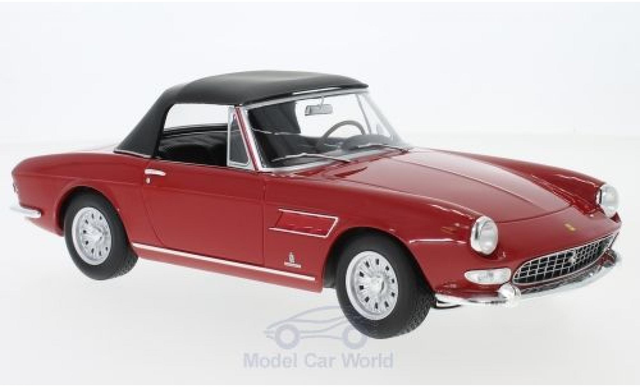 Ferrari 275 1/18 KK Scale GTS Pininfarina Spyder red 1964 Softtop liegt ein diecast model cars