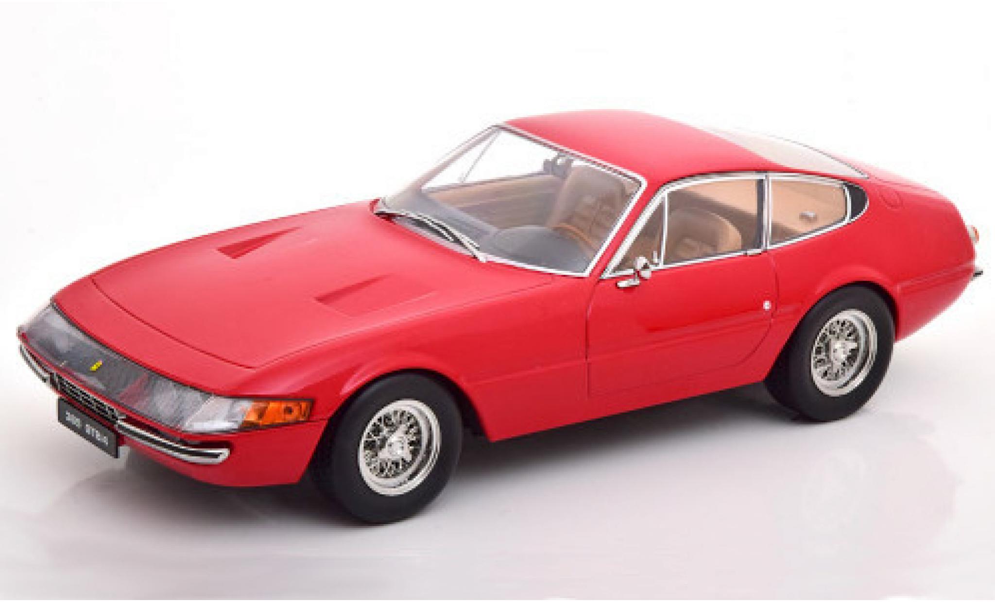 Ferrari 365 1/18 KK Scale GTB/4 Daytona red 1969 diecast model cars