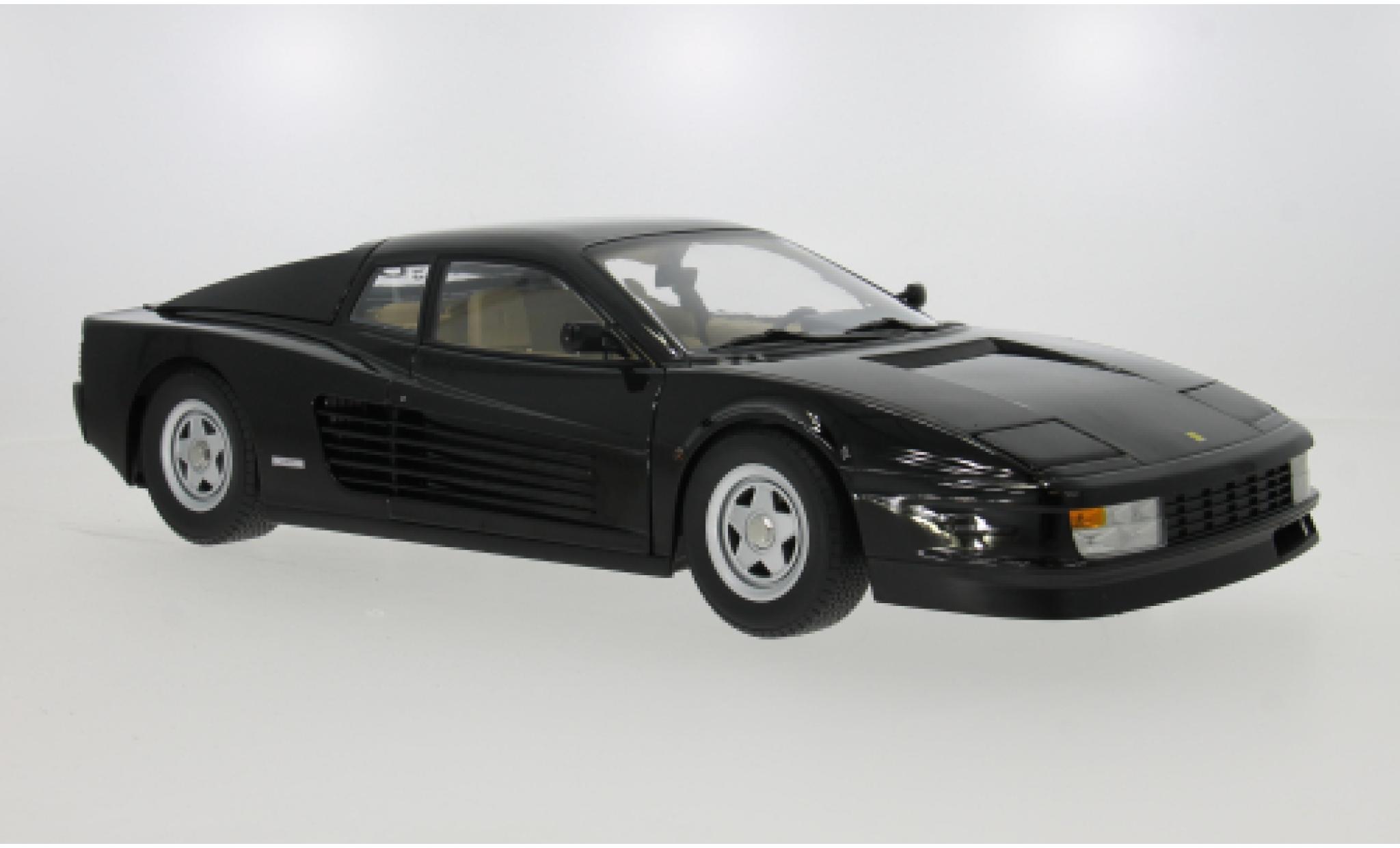 Ferrari Testarossa 1/12 KK Scale black 1986 1:12 diecast model cars
