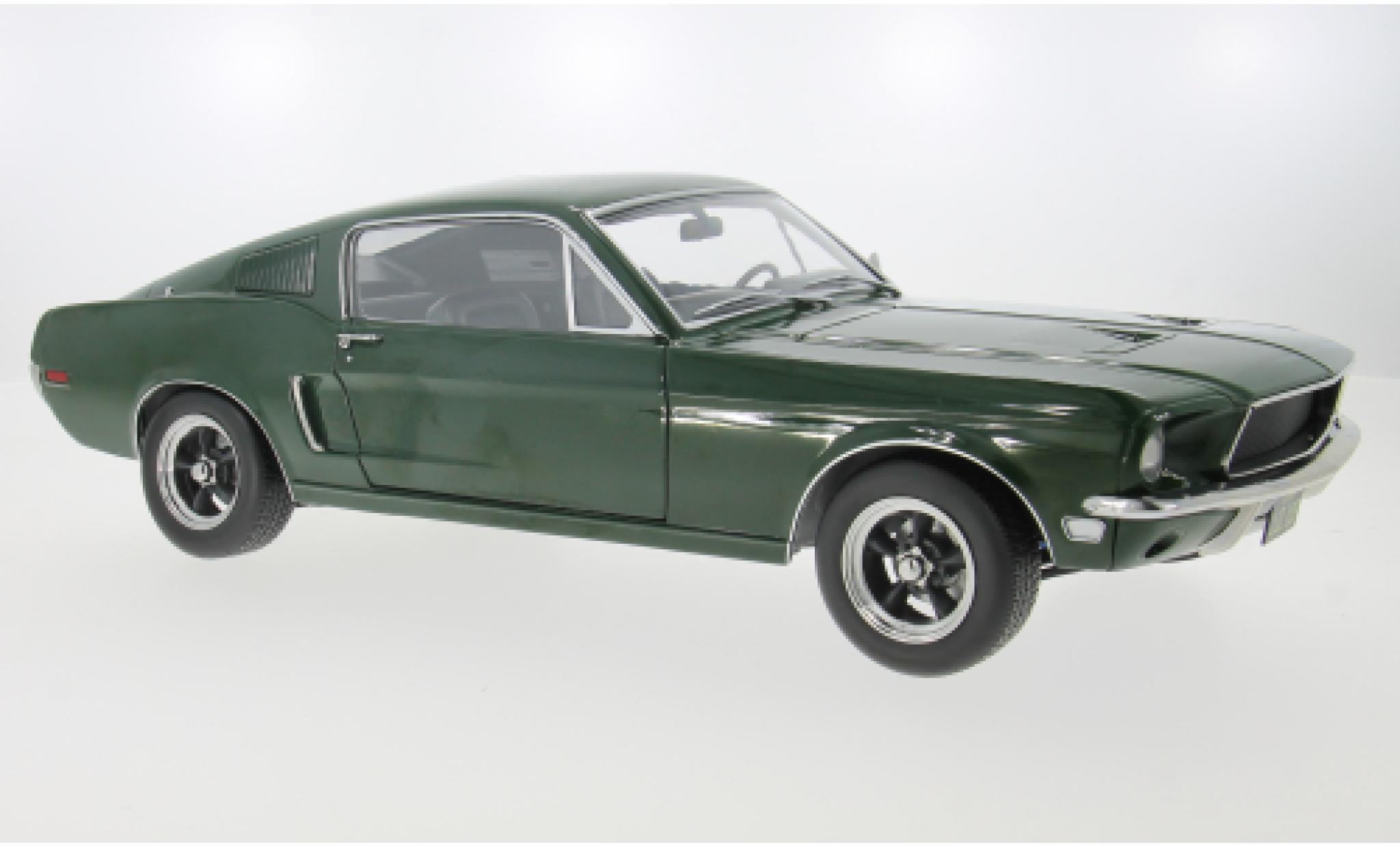 Ford Mustang 1/12 KK Scale GT Fastback green 1968 1:12 diecast model cars