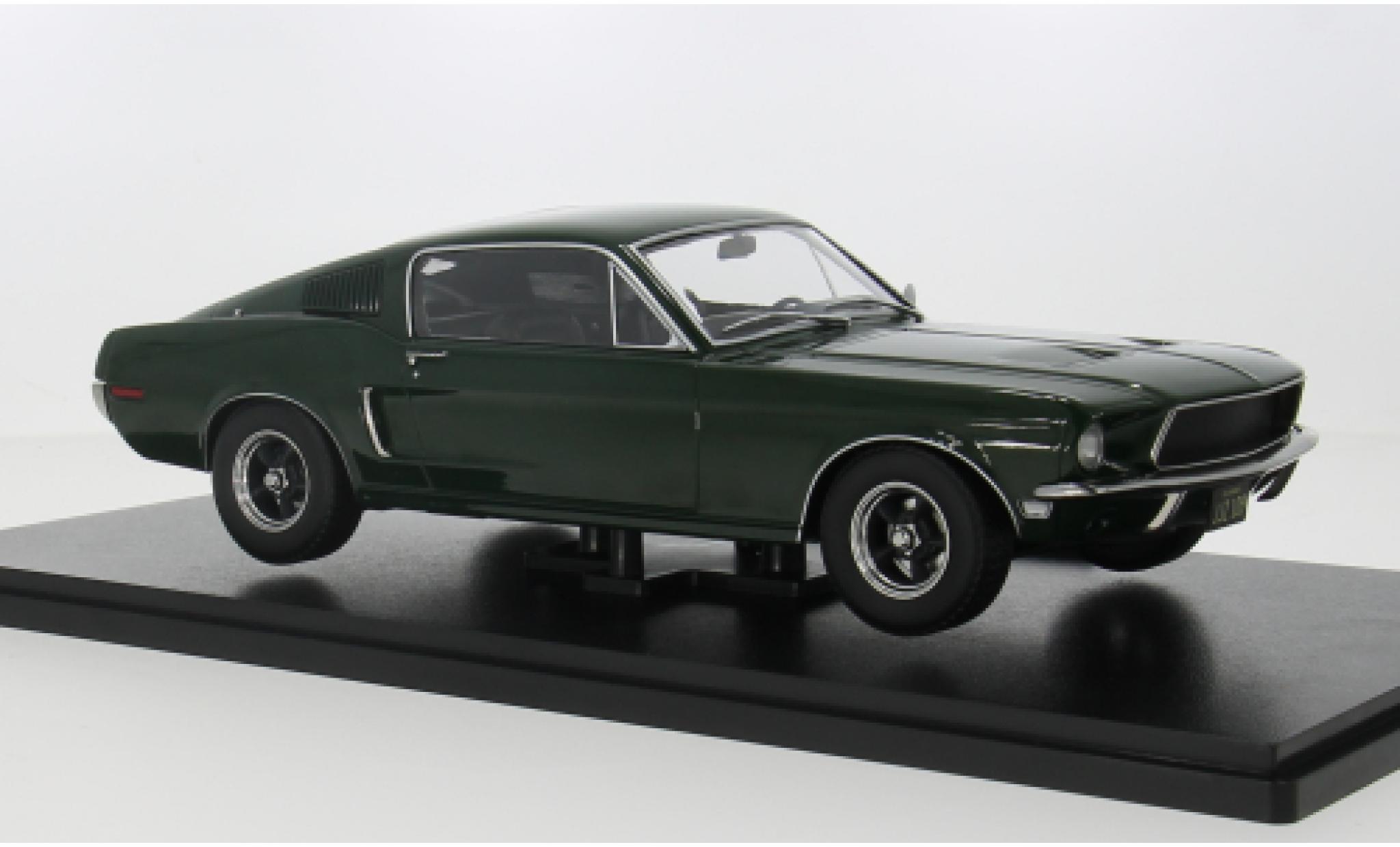 Ford Mustang 1/18 KK Scale GT Fastback green 1968 1:18 diecast model cars