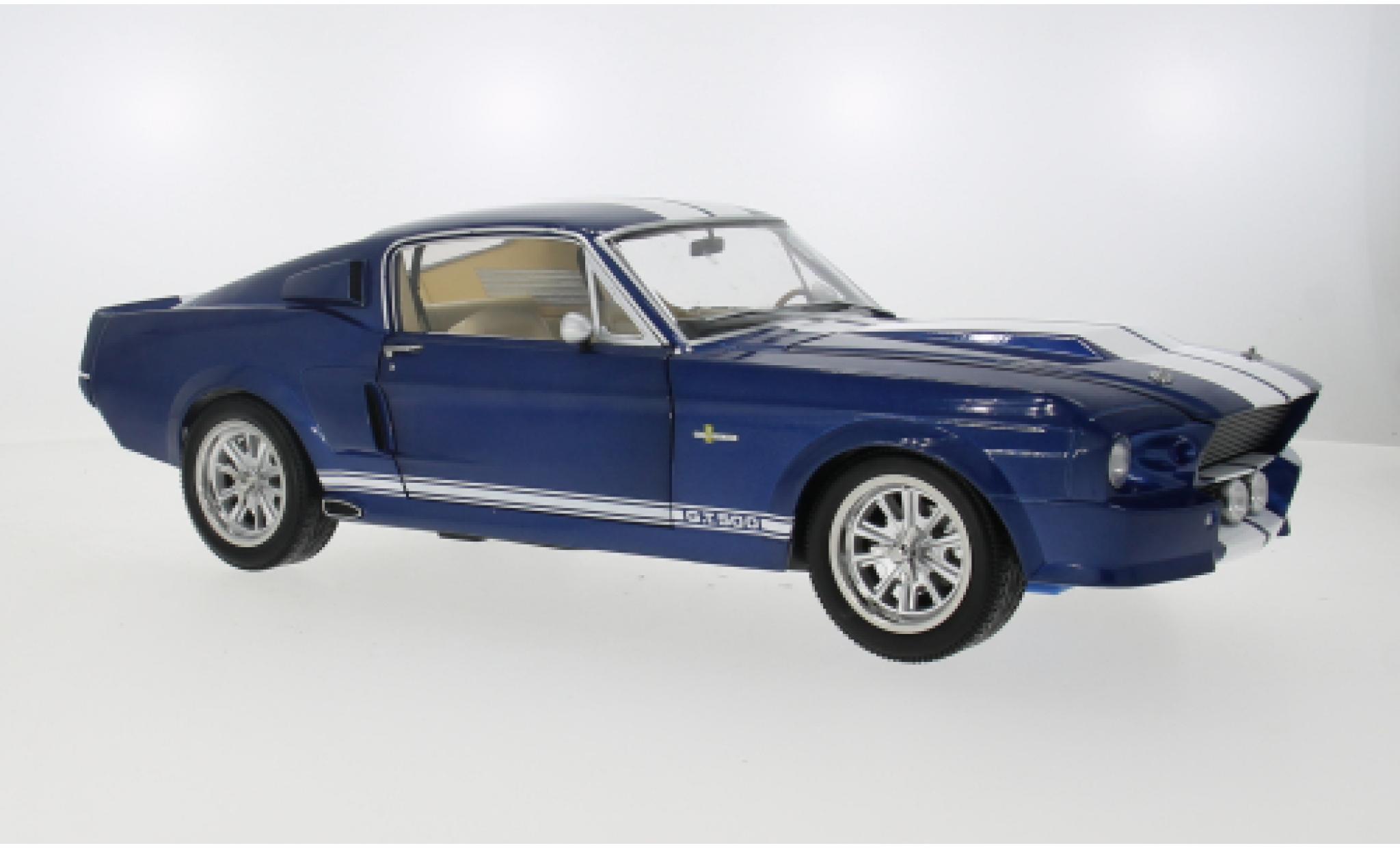 Shelby GT 1/12 KK Scale Ford Mustang 500 blue/white 1967 1:12 diecast model cars
