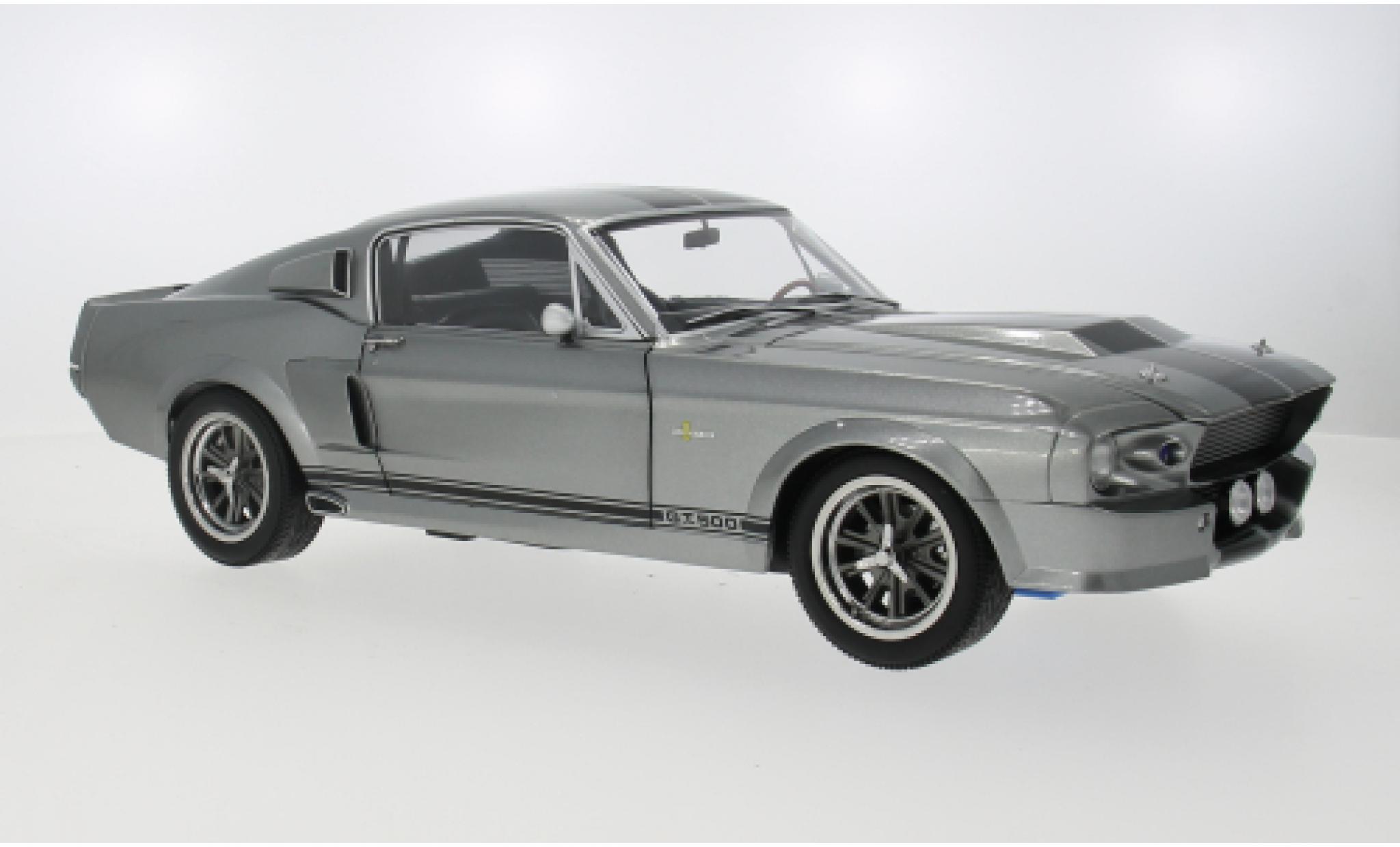 Shelby GT 1/12 KK Scale Ford Mustang 500 grey/black 1967 1:12 diecast model cars