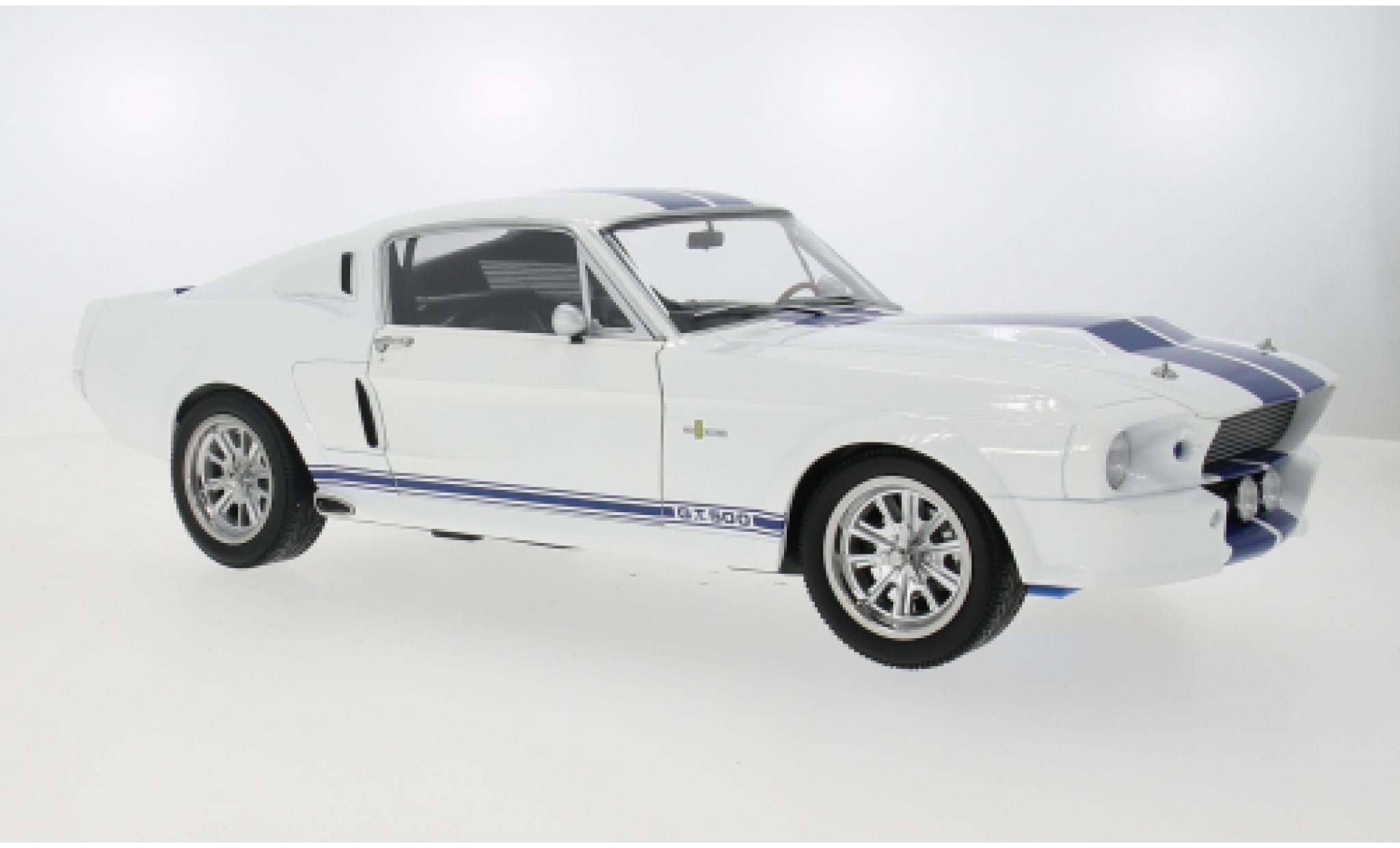 Shelby GT 1/12 KK Scale Ford Mustang 500 white/blue 1967 1:12 diecast model cars