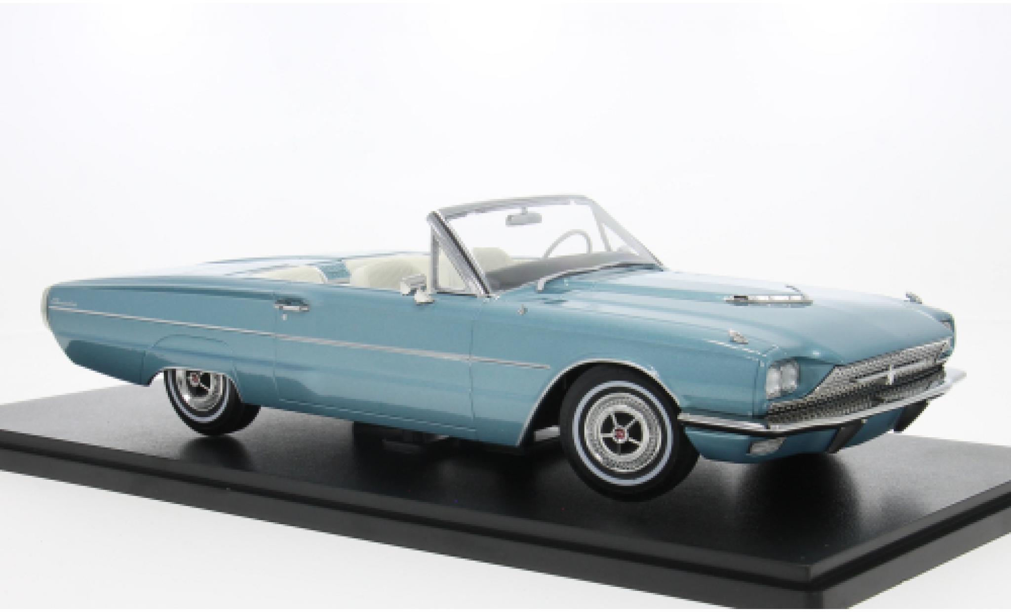 Ford Thunderbird 1/18 KK Scale Convertible green 1966 1:18 diecast model cars