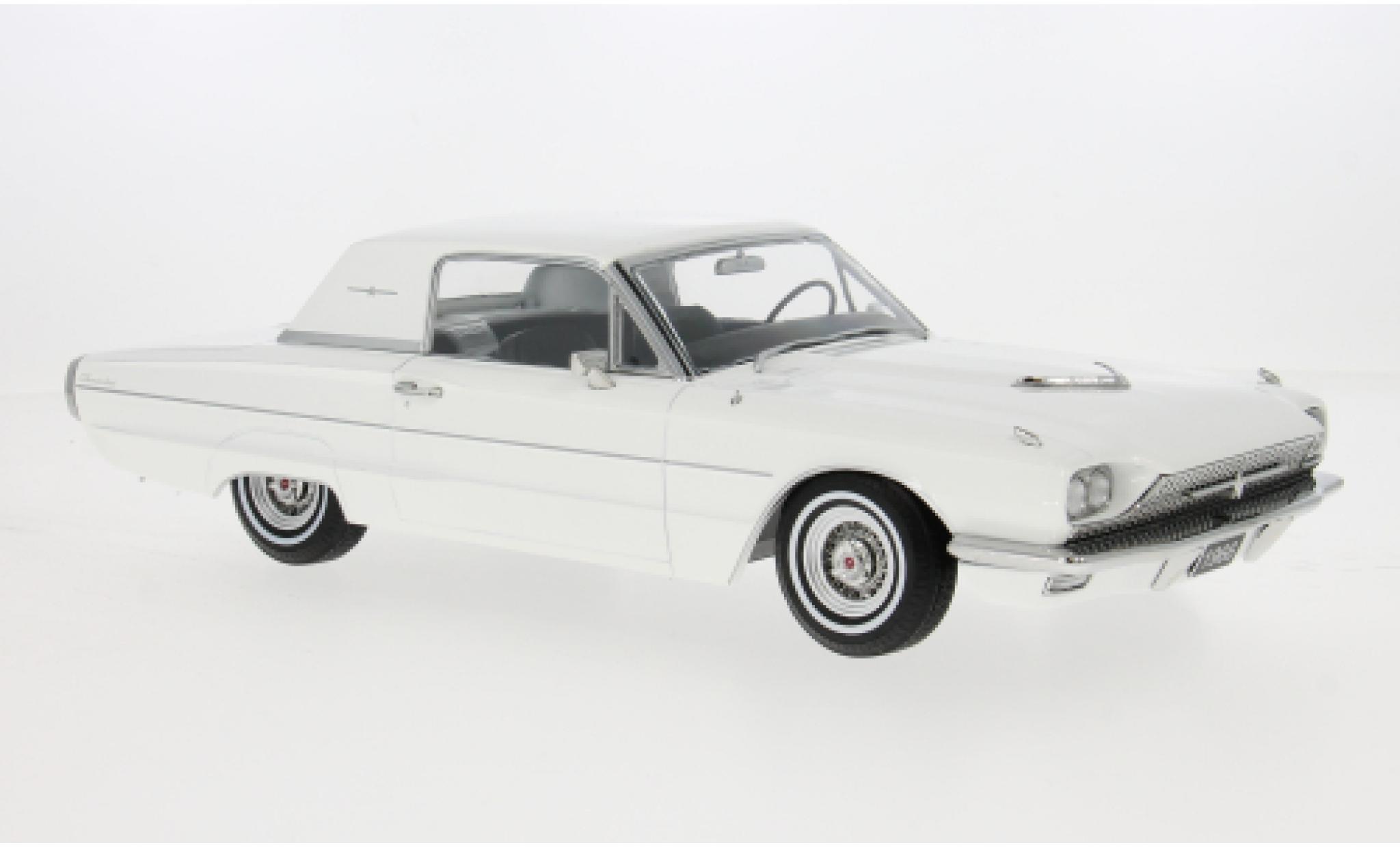 Ford Thunderbird 1/18 KK Scale Coupe white 1966 1:18 diecast model cars