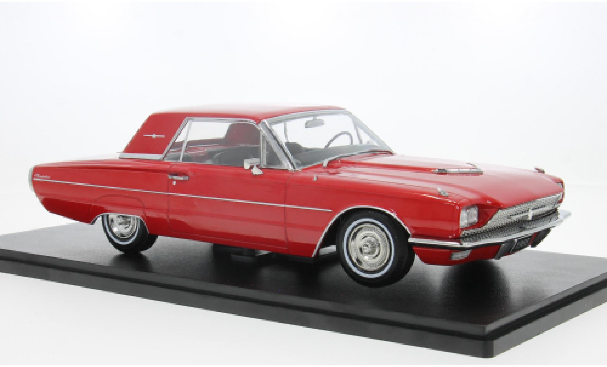 Ford Thunderbird 1/18 KK Scale Hardtop red 1966 1:18 diecast model cars