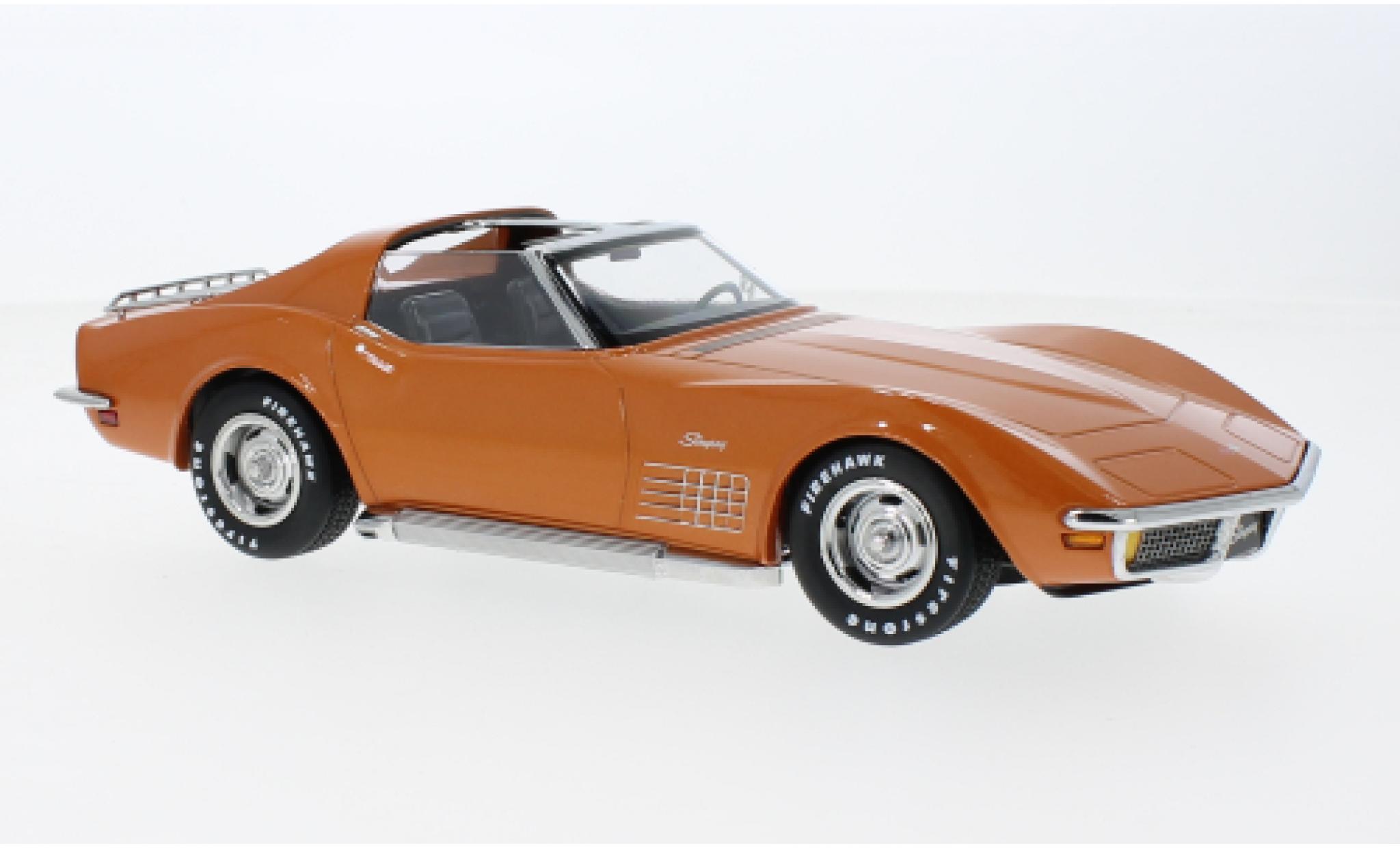 Chevrolet Corvette 1/18 KK Scale (C3) metallise orange 1972 diecast model cars