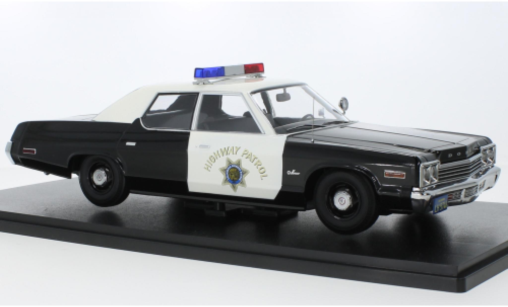 Dodge Monaco 1/18 KK Scale California autoroute Patrol 1974 diecast model cars