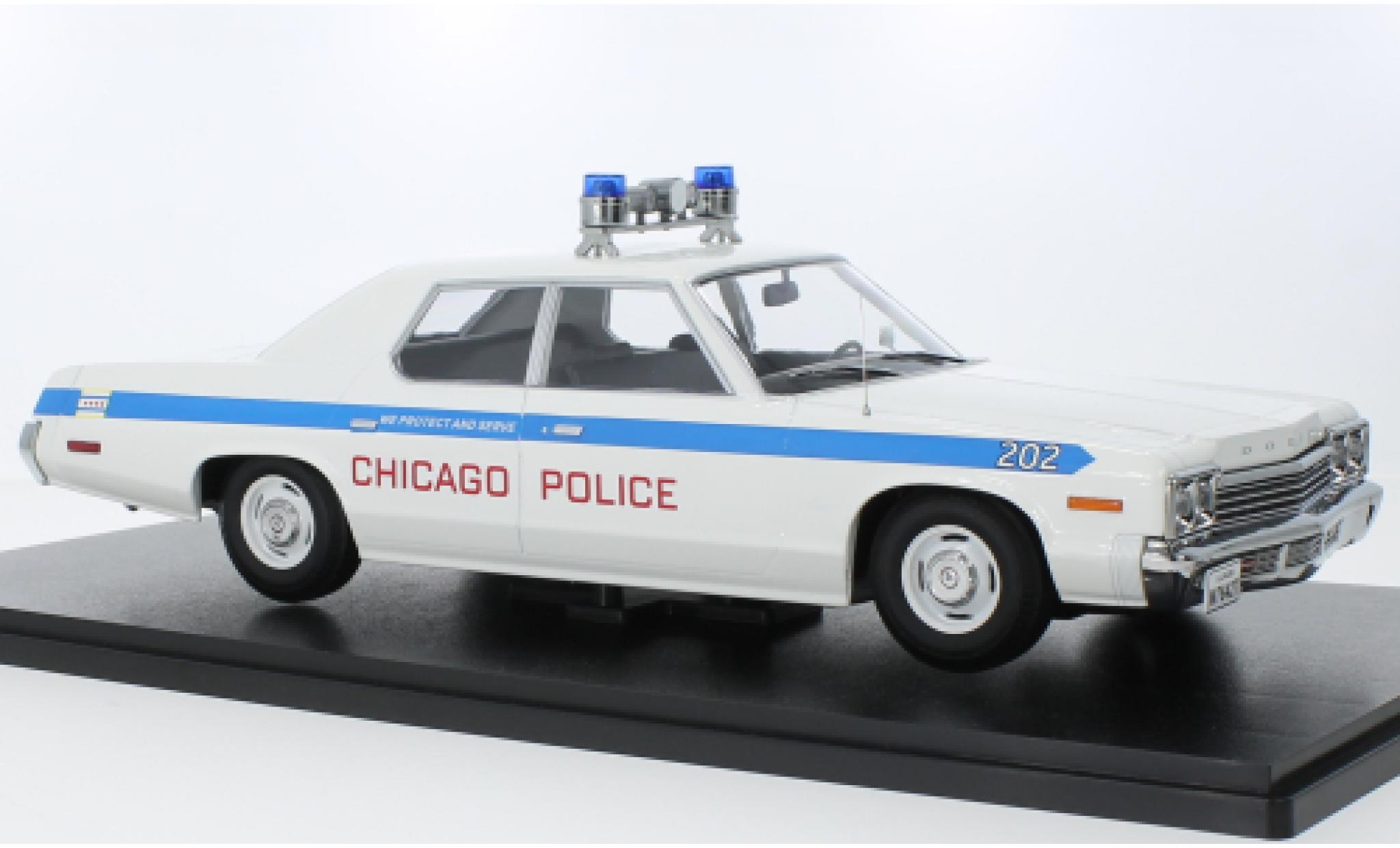 Dodge Monaco 1/18 KK Scale Chicago Police Departement 1974 diecast model cars