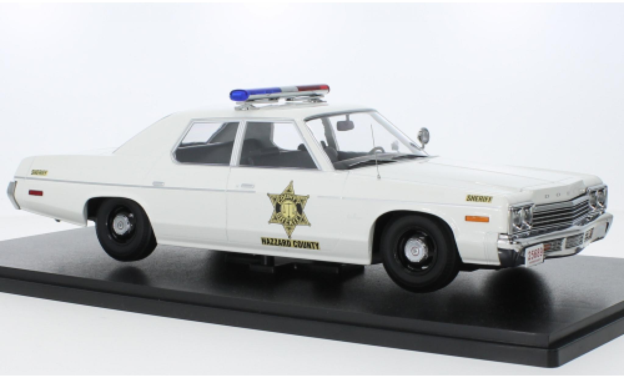 Dodge Monaco 1/18 KK Scale Hazzard County Sheriff 1974 diecast model cars