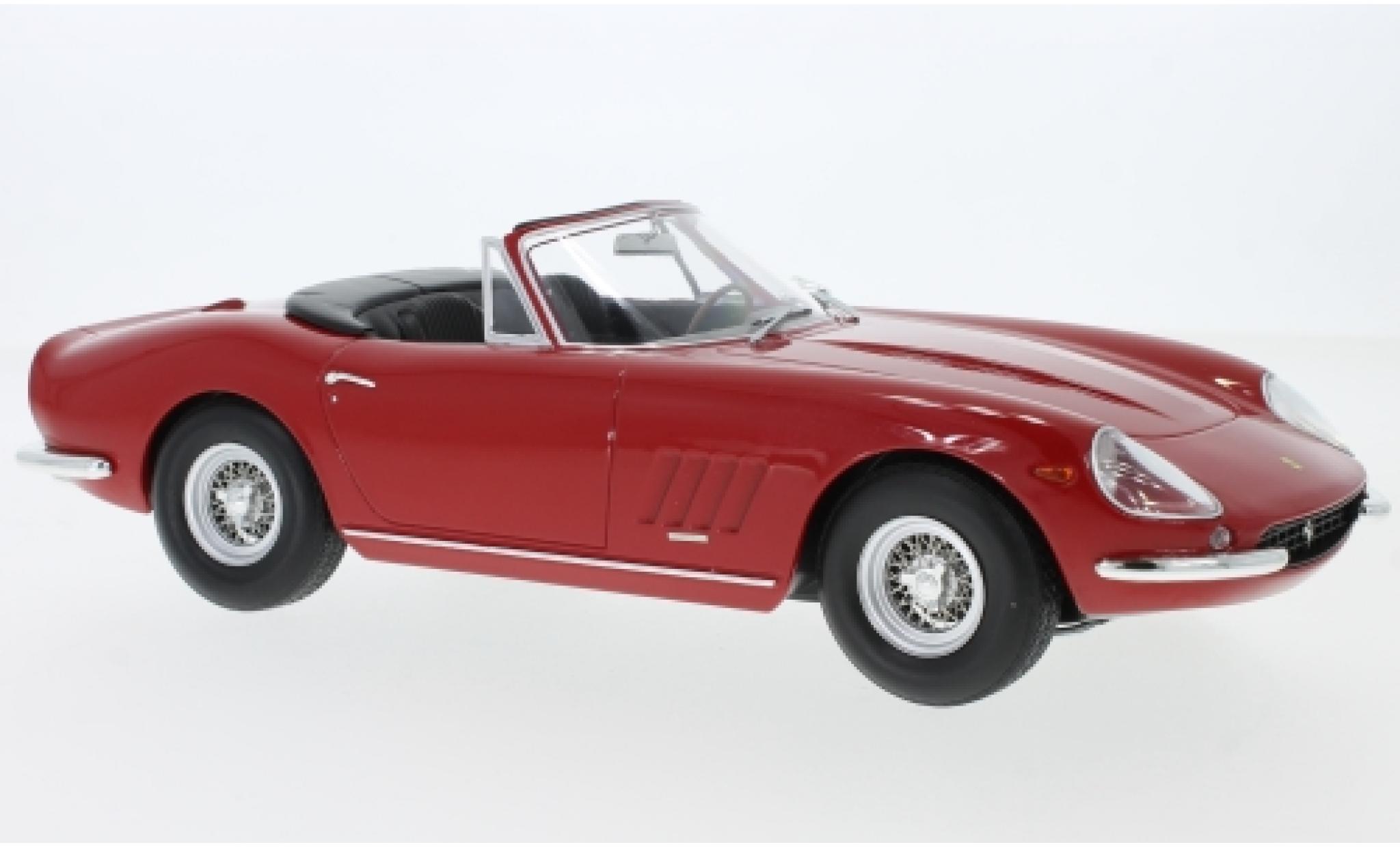 Ferrari 275 1/18 KK Scale GTB/4 NART Spyder red 1967 diecast model cars