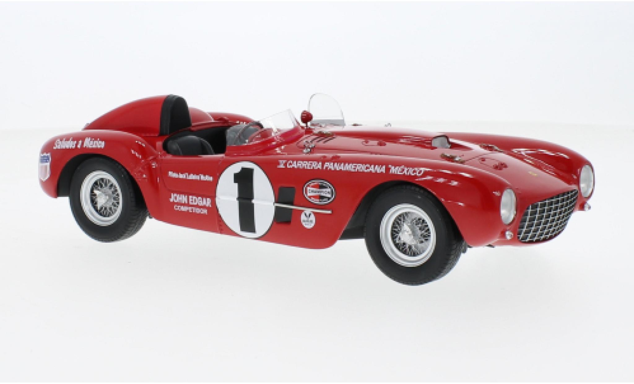 Ferrari 375 1/18 KK Scale Plus RHD No.1 John Edgar U.S.A. Carrera Panamericana 1954 diecast model cars