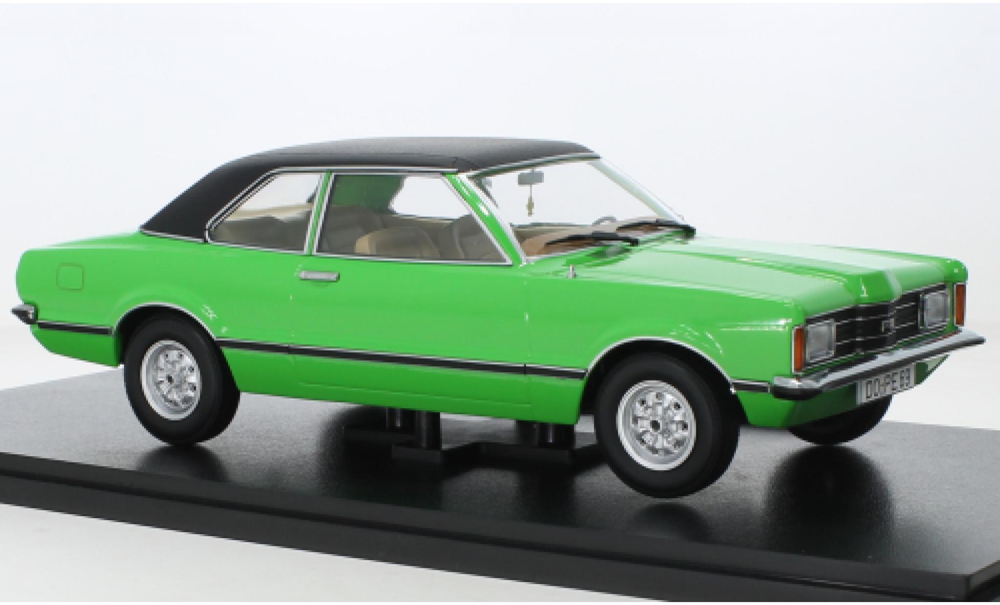 Ford Taunus 1/18 KK Scale GXL (TC1) la chaux/black 1971 diecast model cars