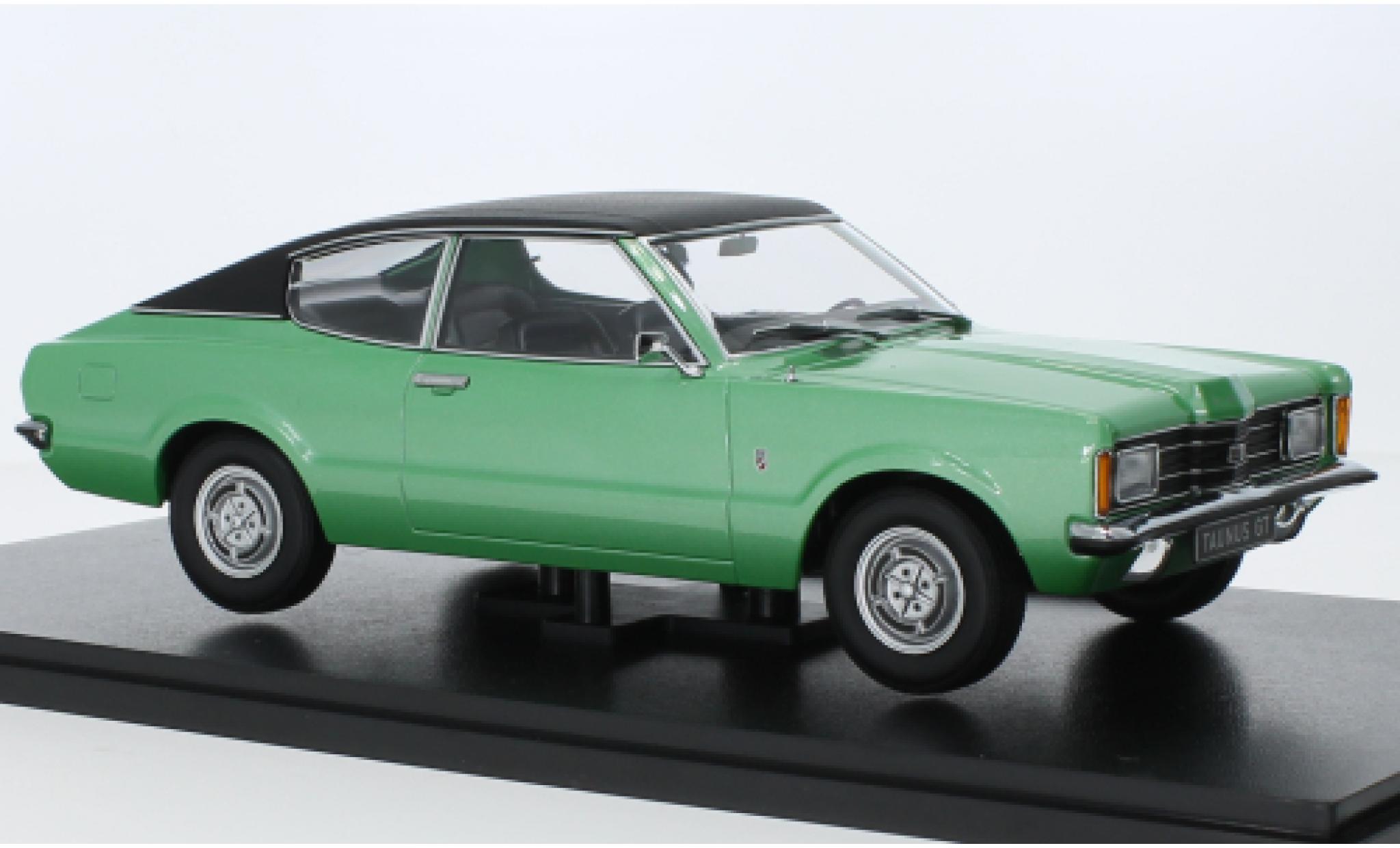 Ford Taunus 1/18 KK Scale (TC I) GT Coupe metallise vert/black 1971 diecast model cars
