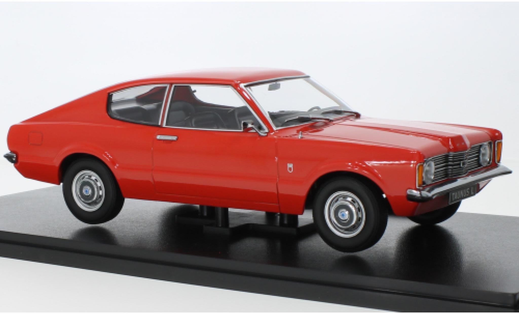 Ford Taunus 1/18 KK Scale (TC I) L Coupe red clair 1971 diecast model cars