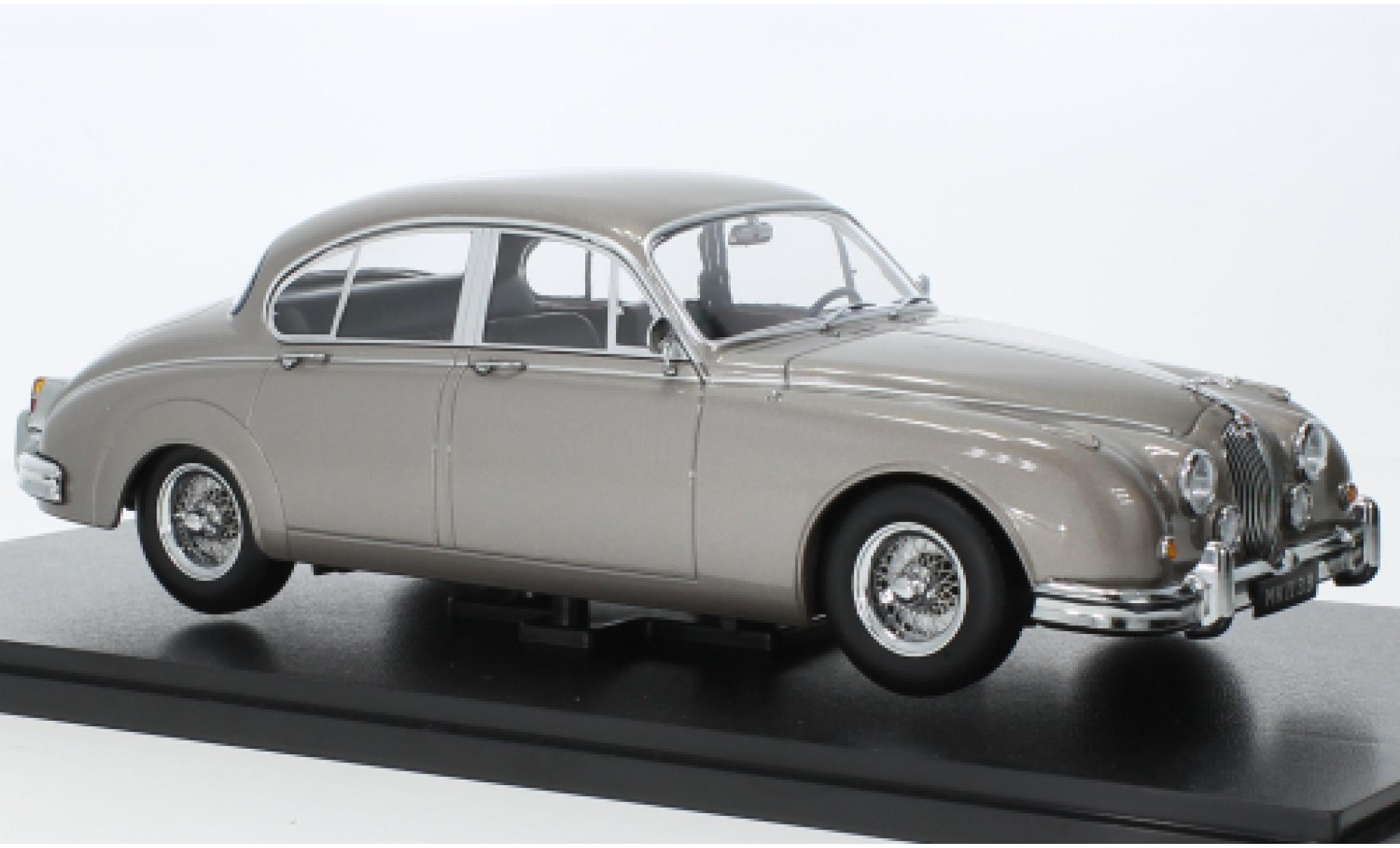 Jaguar MK 1/18 KK Scale II 3.8 metallise grey clair 1959 diecast model cars