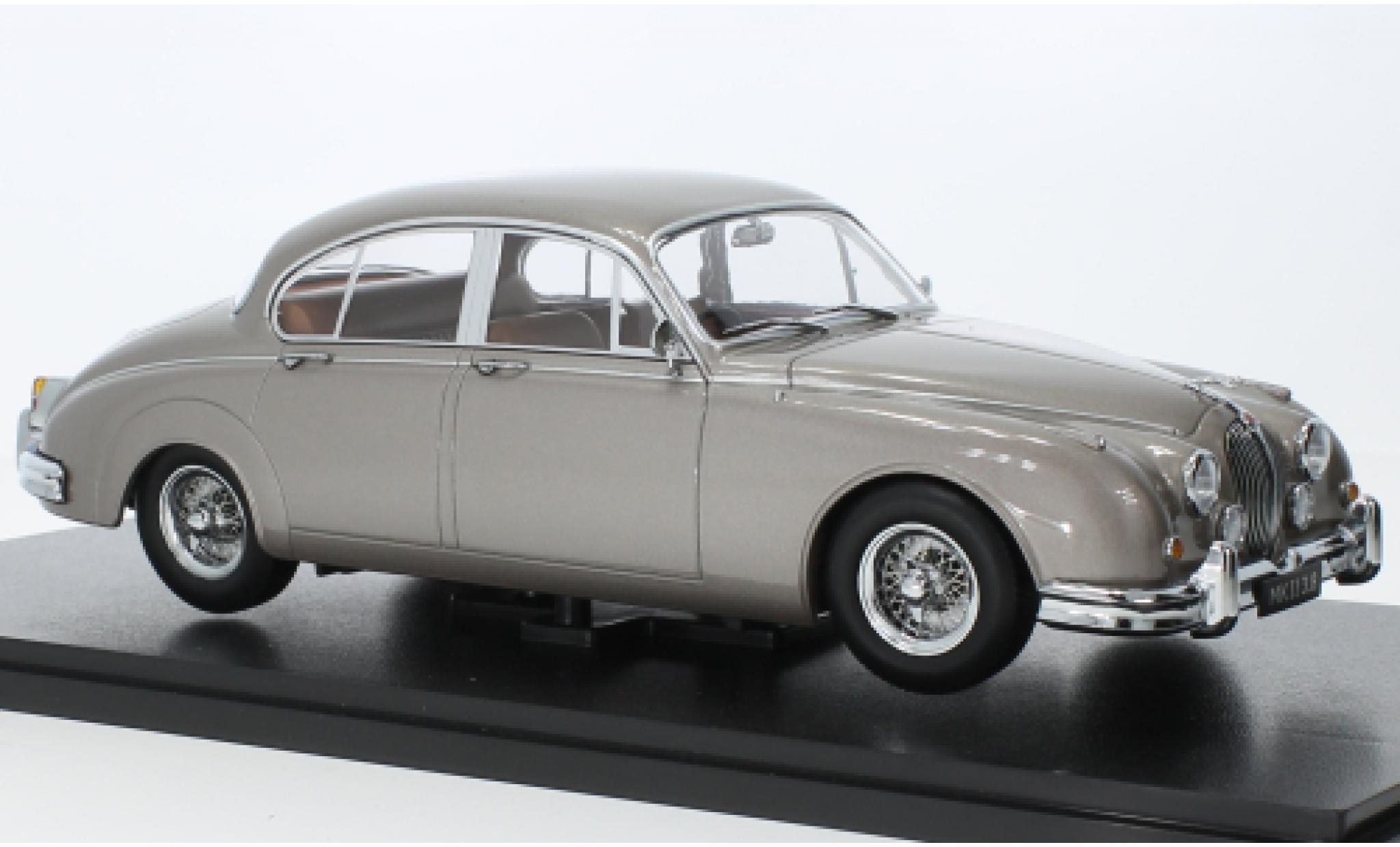 Jaguar MK 1/18 KK Scale II 3.8 metallise grey clair RHD 1959 diecast model cars