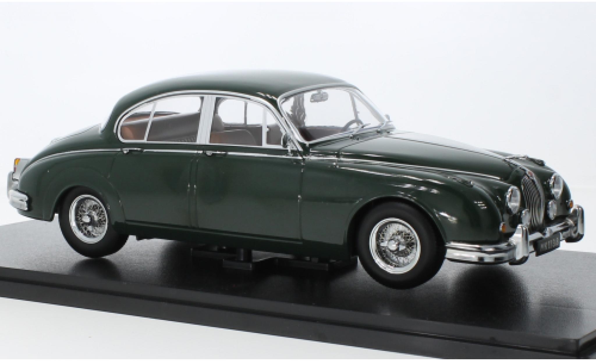 Jaguar MK 1/18 KK Scale II 3.8 green fonc&eacute; 1959 diecast model cars