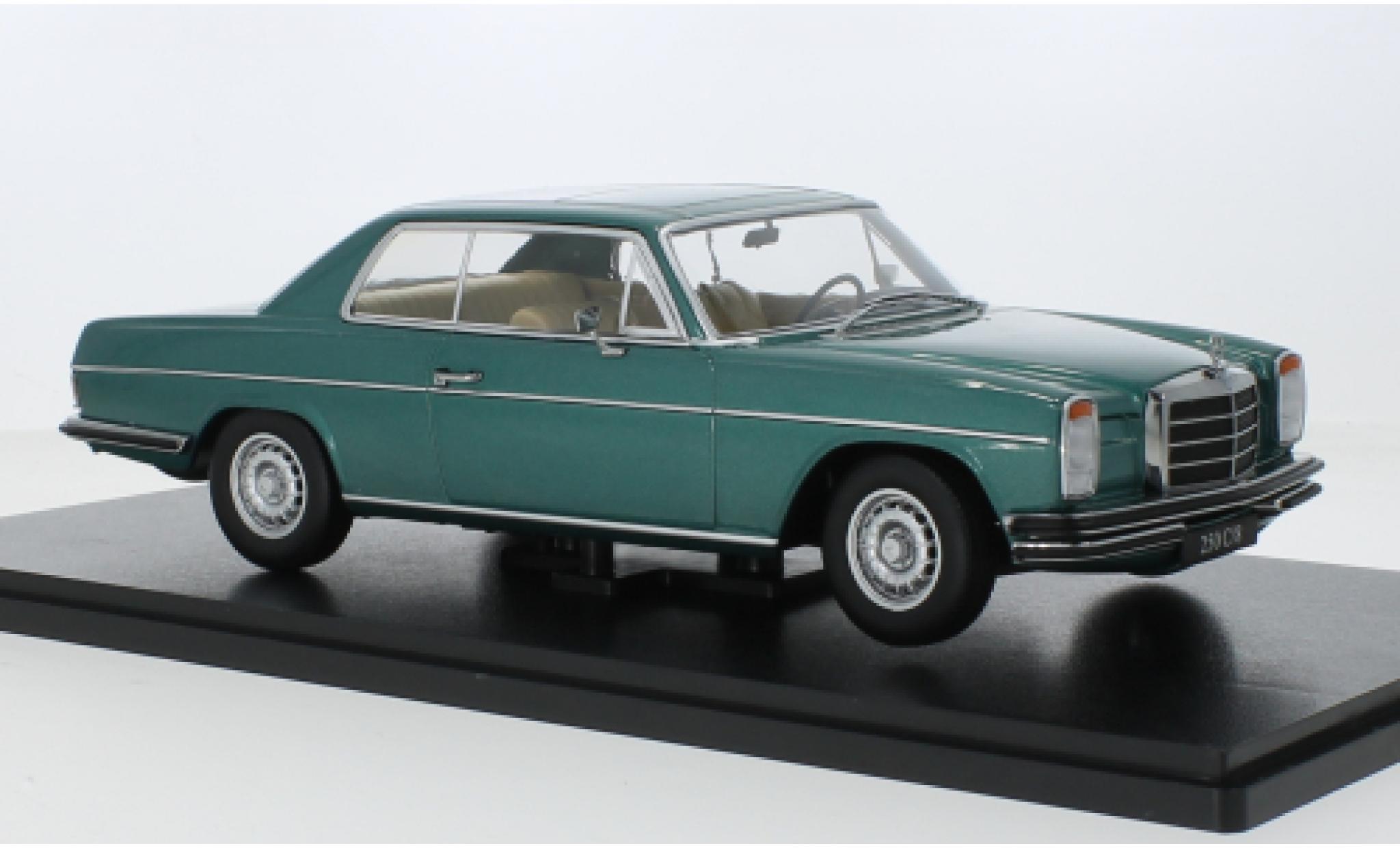 Mercedes 250 1/18 KK Scale C/8 (W114) metallise turquoise 1969 diecast model cars