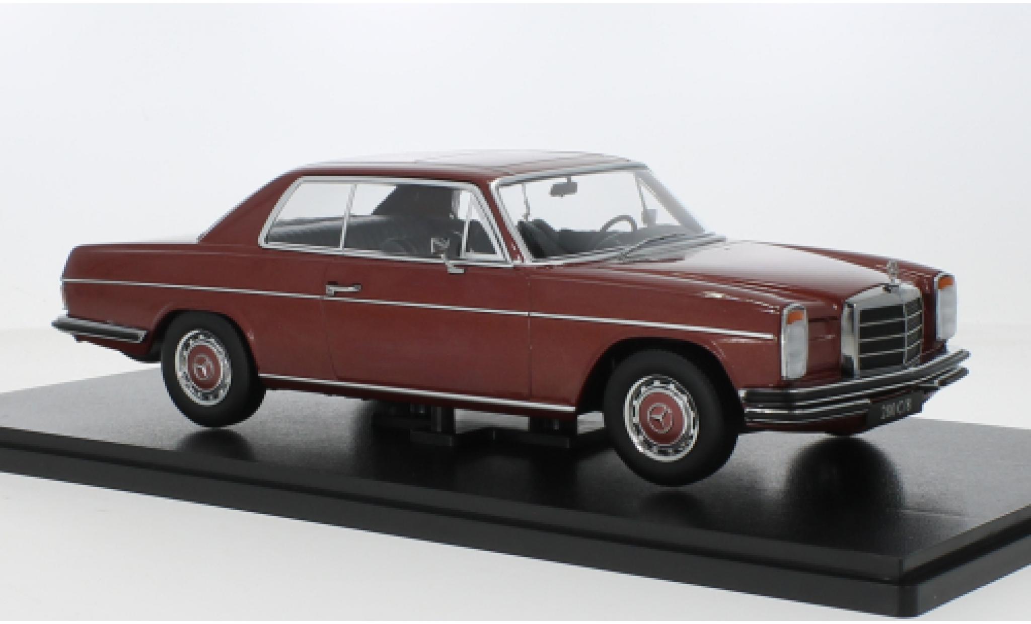 Mercedes 280 1/18 KK Scale C/8 (W114) metallise red fonc&eacute; 1969 diecast model cars