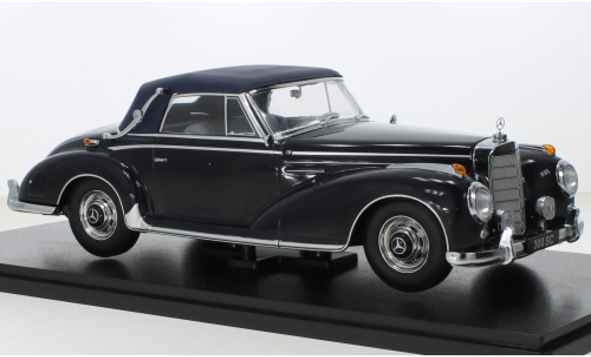 Mercedes 300 1/18 KK Scale SC (W188) Convertible blue/blue 1957 diecast model cars