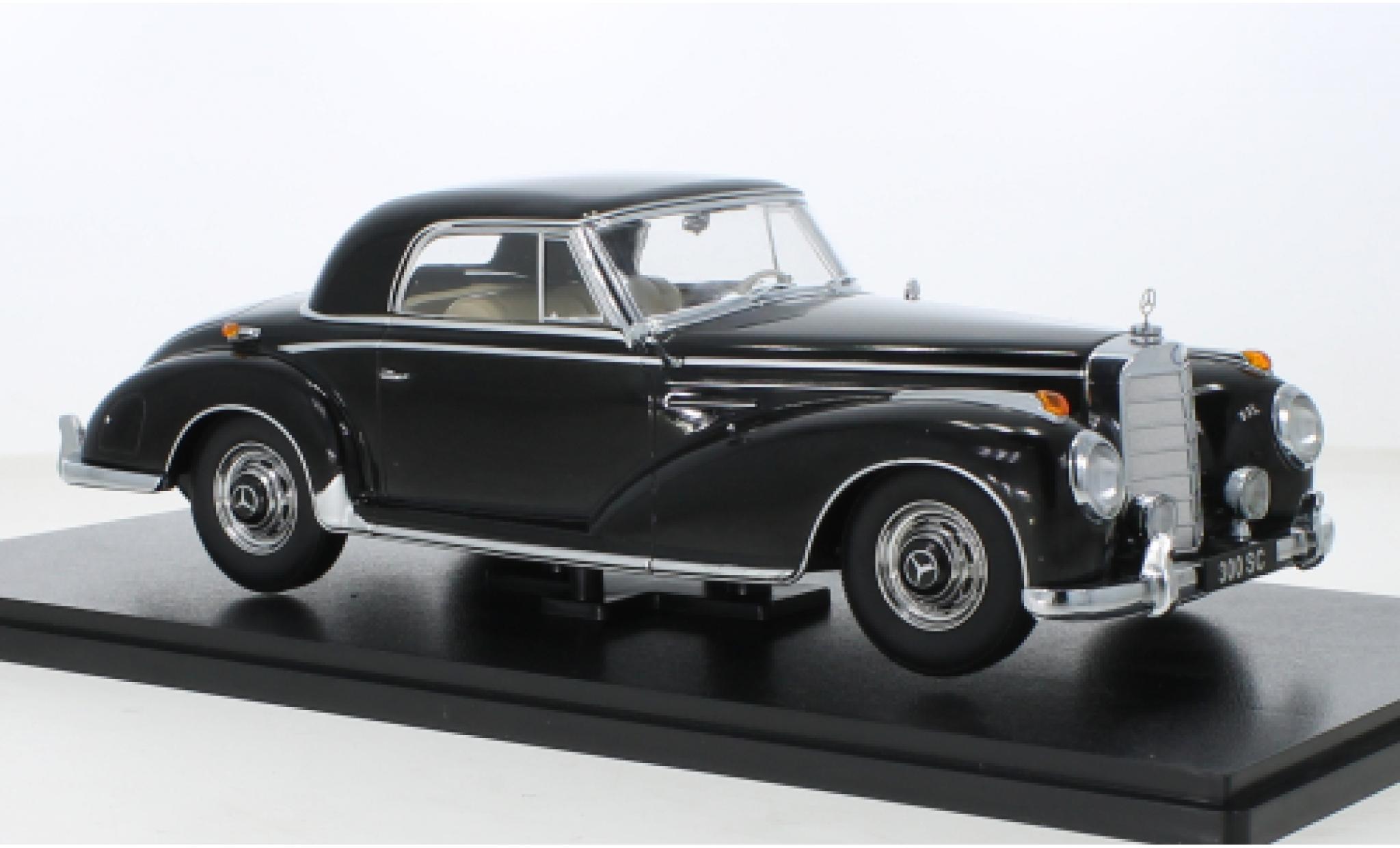 Mercedes 300 1/18 KK Scale SC (W188) Coupe black 1955 diecast model cars