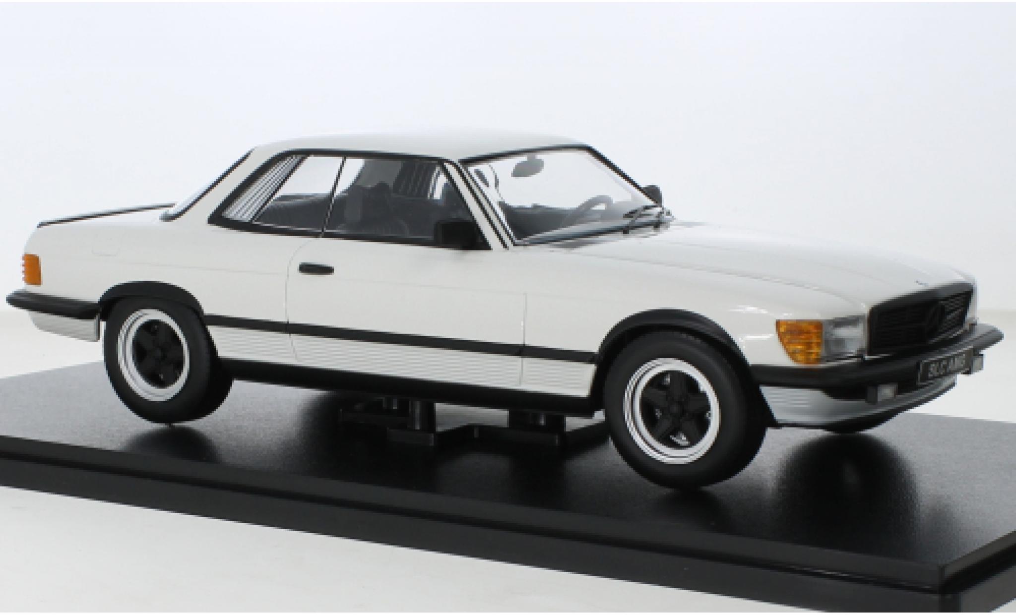 Mercedes 500 1/18 KK Scale SLC 6.0 AMG (C107) white 1985 diecast model cars