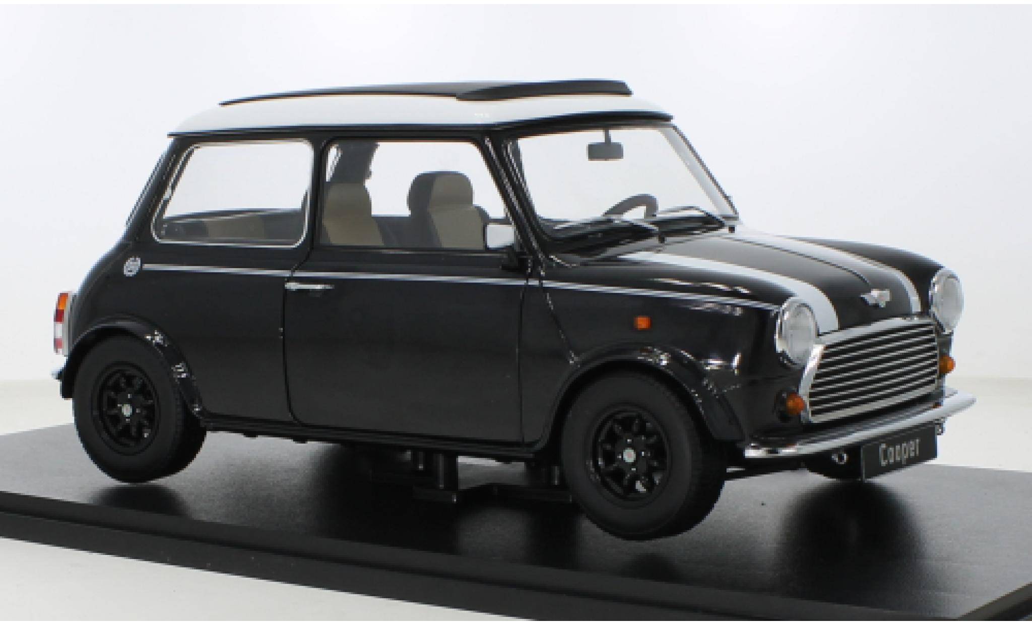 Mini Cooper 1/12 KK Scale metallise black/white diecast model cars