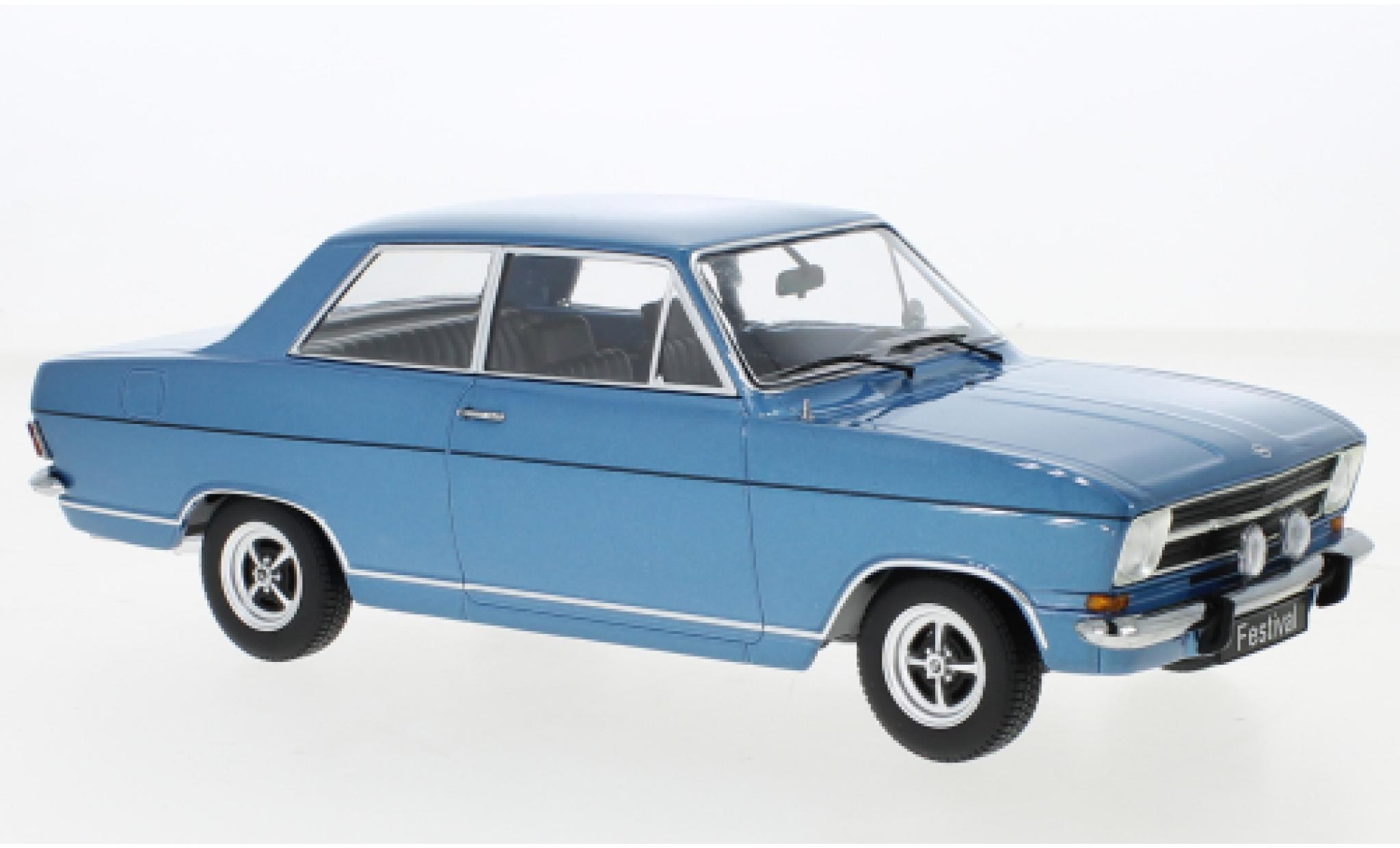 Opel Kadett 1/18 KK Scale B Festival metallise blue 1973 diecast model cars
