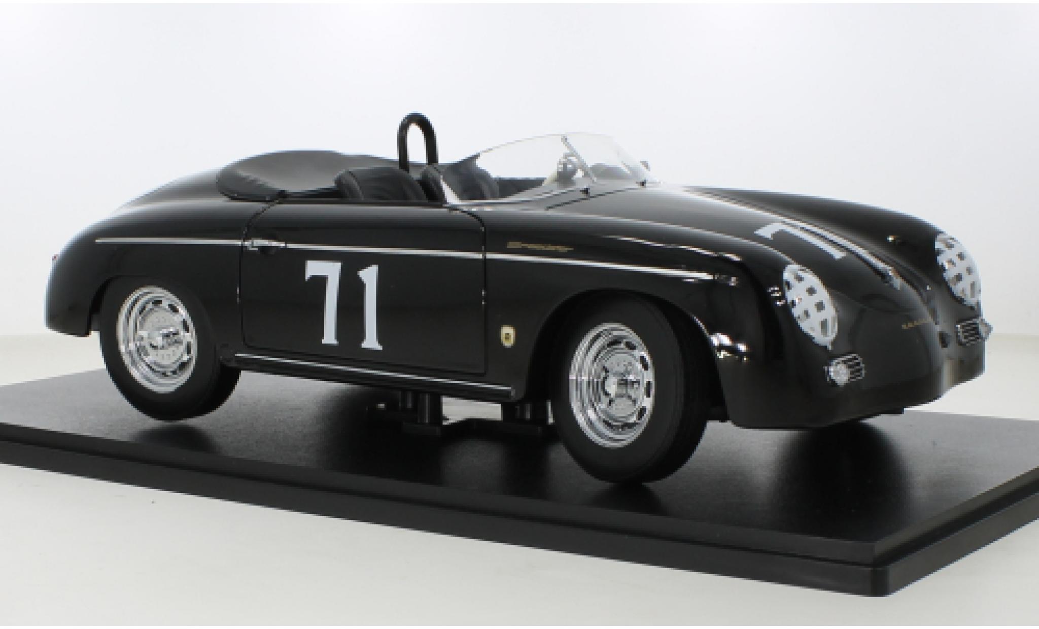 Porsche 356 1/12 KK Scale A Speedster black No.71 Steve 1958 diecast model cars