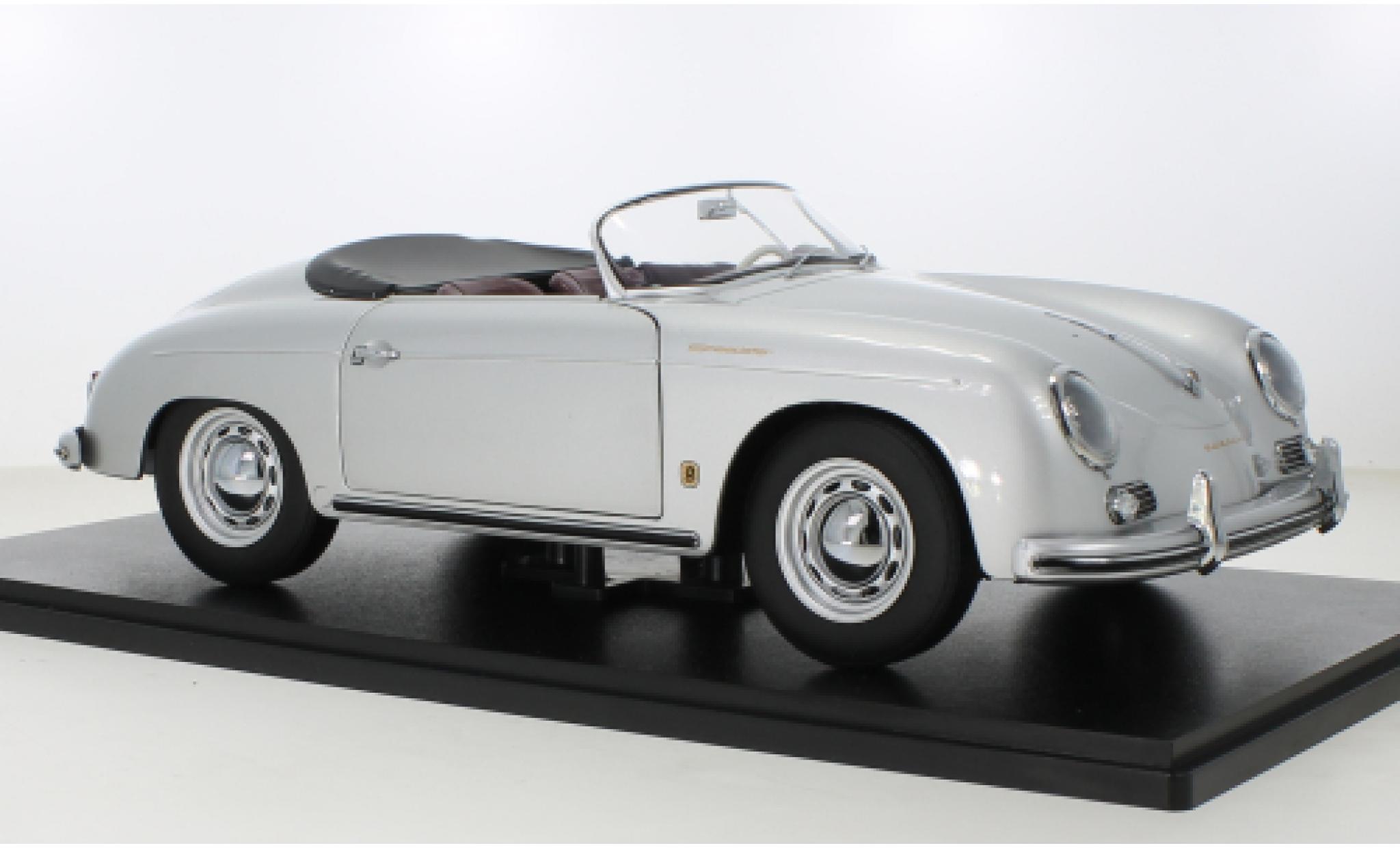 Porsche 356 1/12 KK Scale A Speedster grey 1955 diecast model cars