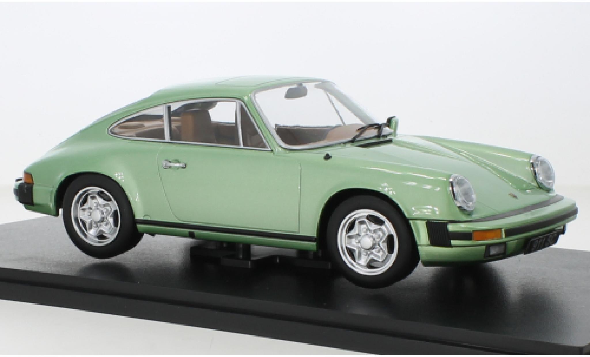 Porsche 930 1/18 KK Scale 911 SC metallise green 1978 diecast model cars