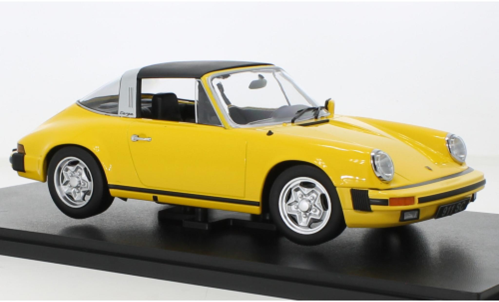 Porsche 930 Targa 1/18 KK Scale 911 SC yellow 1978 diecast model cars