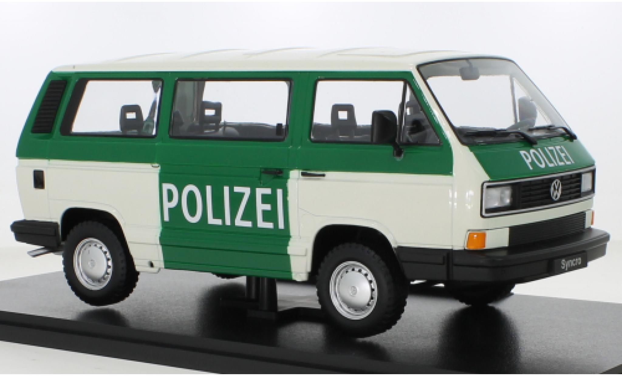 Volkswagen T3 1/18 KK Scale Bus Syncro Police 1987 diecast model cars