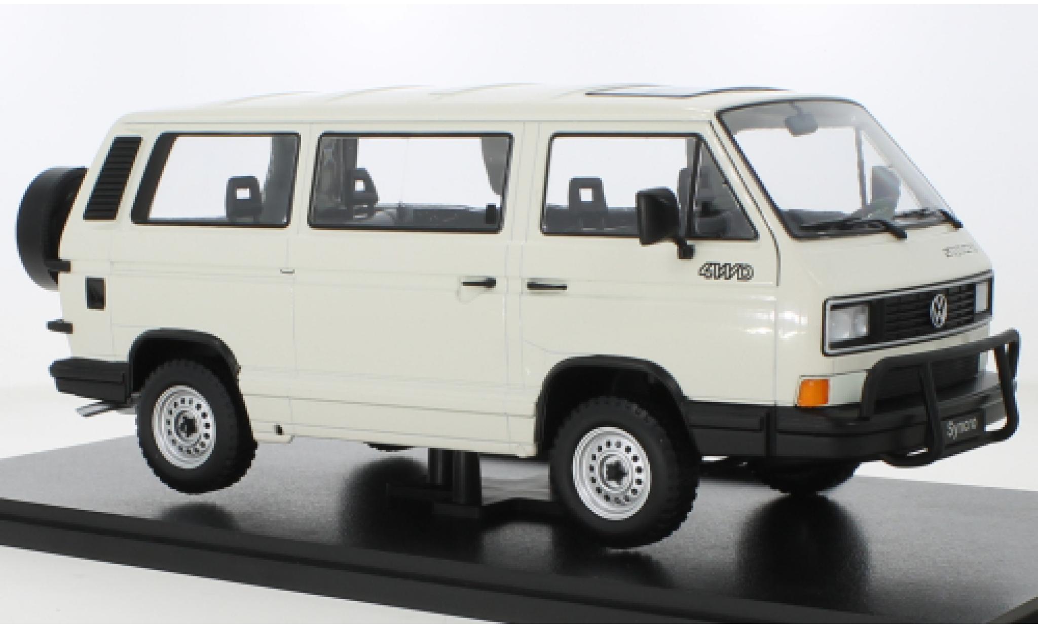 Volkswagen T3 1/18 KK Scale Bus Syncro white 1987 diecast model cars