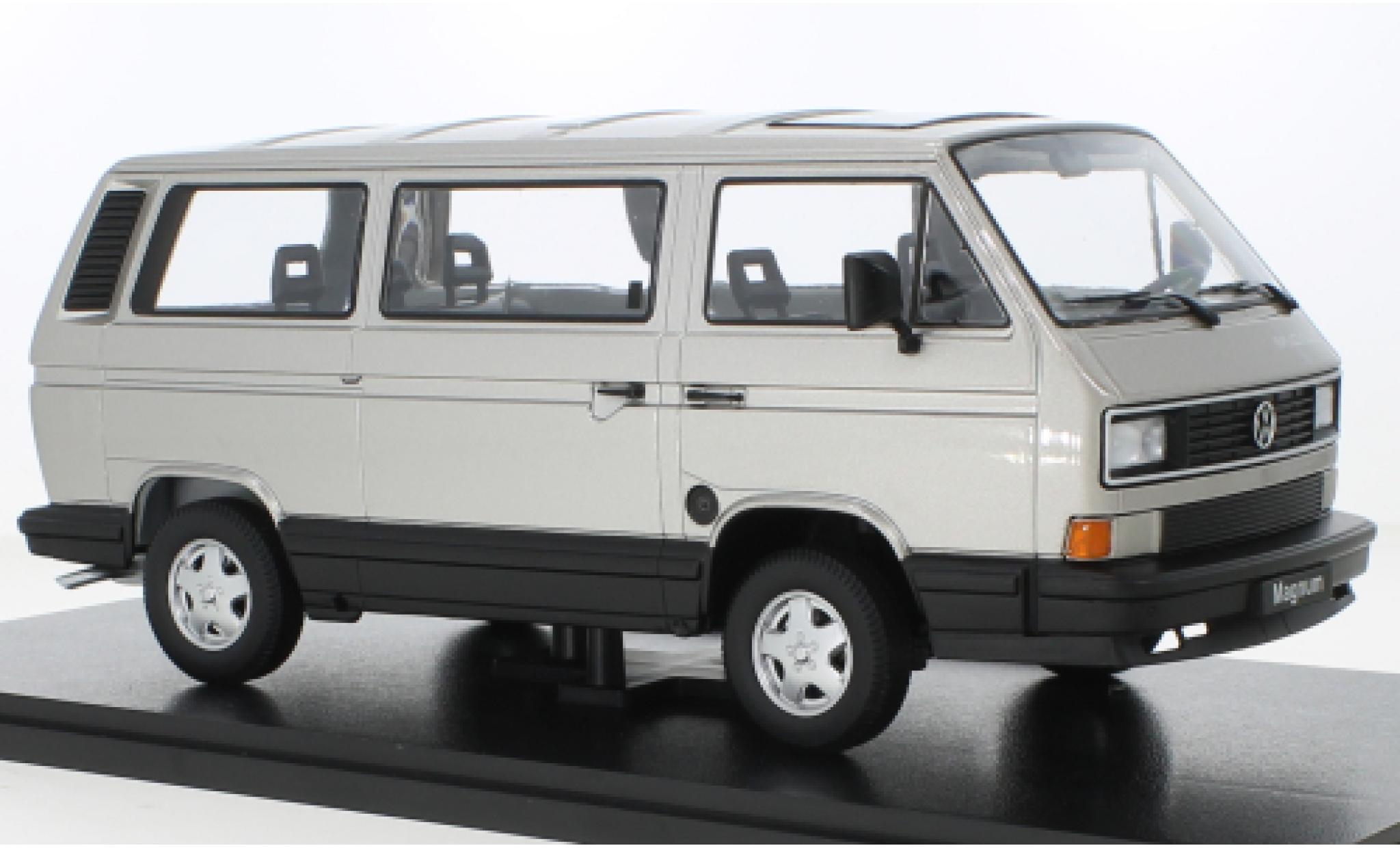 Volkswagen T3 1/18 KK Scale Multivan Magnum metallise grey 1987 diecast model cars
