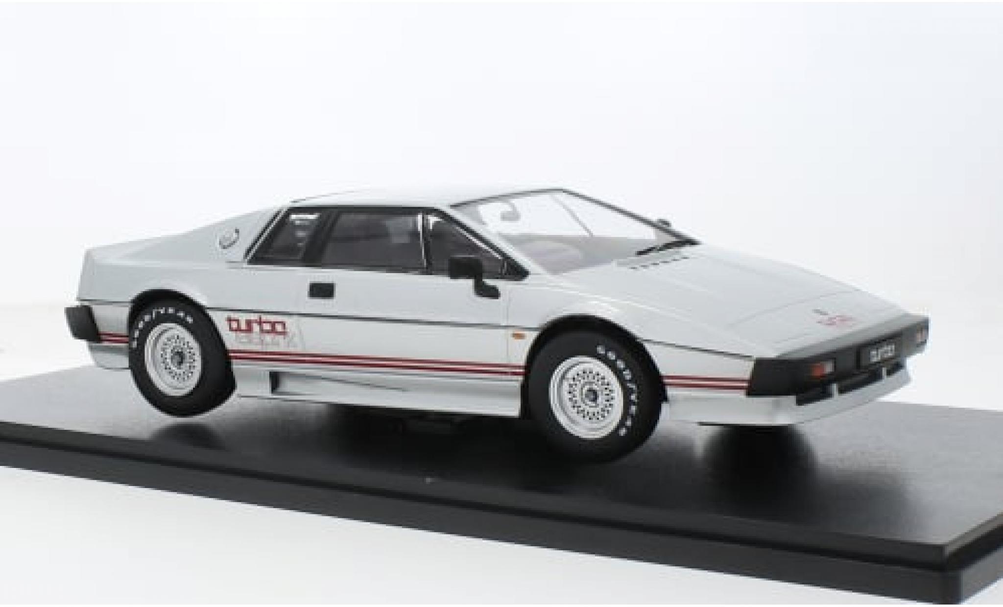 Lotus Esprit 1/18 KK Scale Turbo silver RHD 1981 1:18 diecast model cars