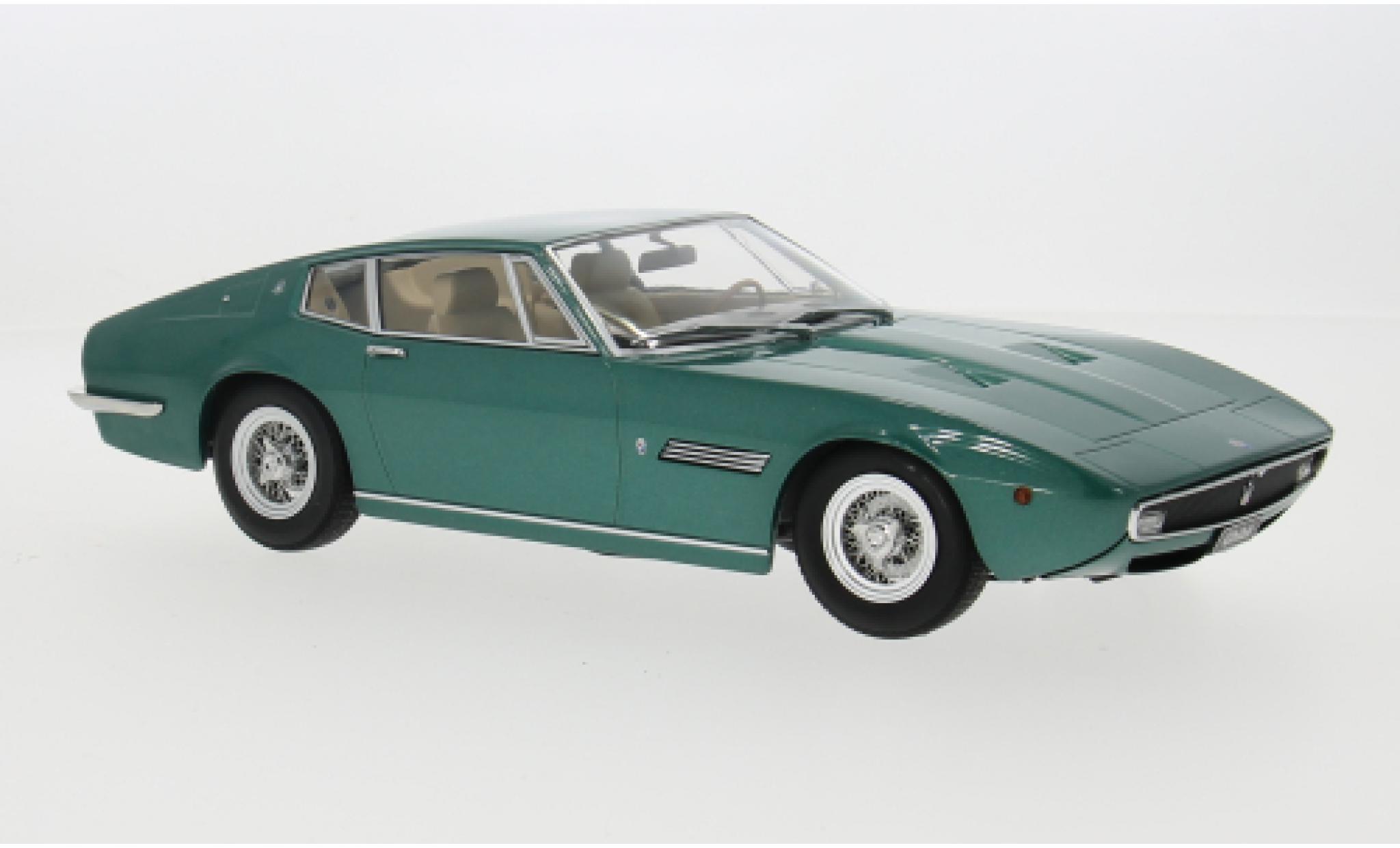 Maserati Ghibli 1/18 KK Scale Coupe green 1969 1:18 diecast model cars