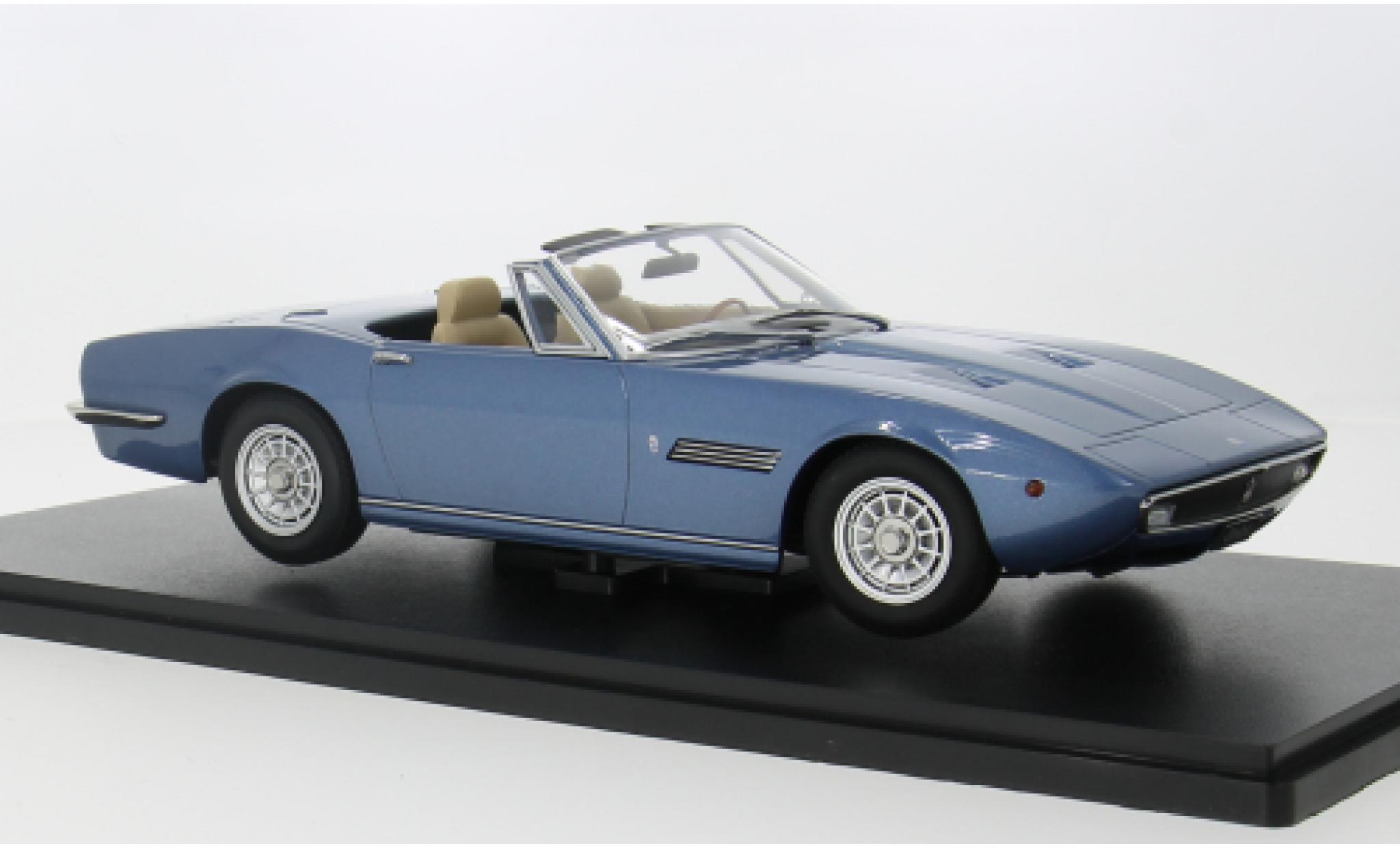 Maserati Ghibli 1/18 KK Scale Spyder blue 1970 1:18 diecast model cars