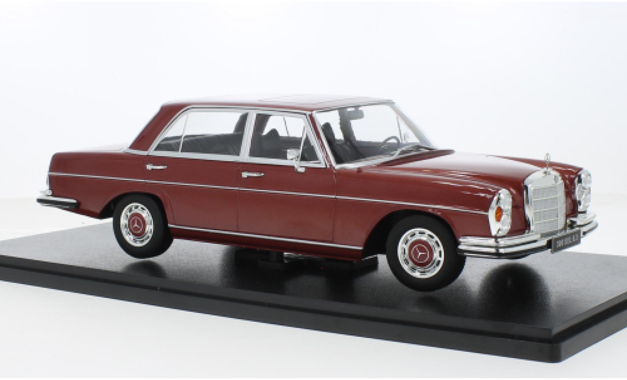 Mercedes 300 1/18 KK Scale SEL 6.3 (W109) metallise red 1967 1:18 diecast model cars
