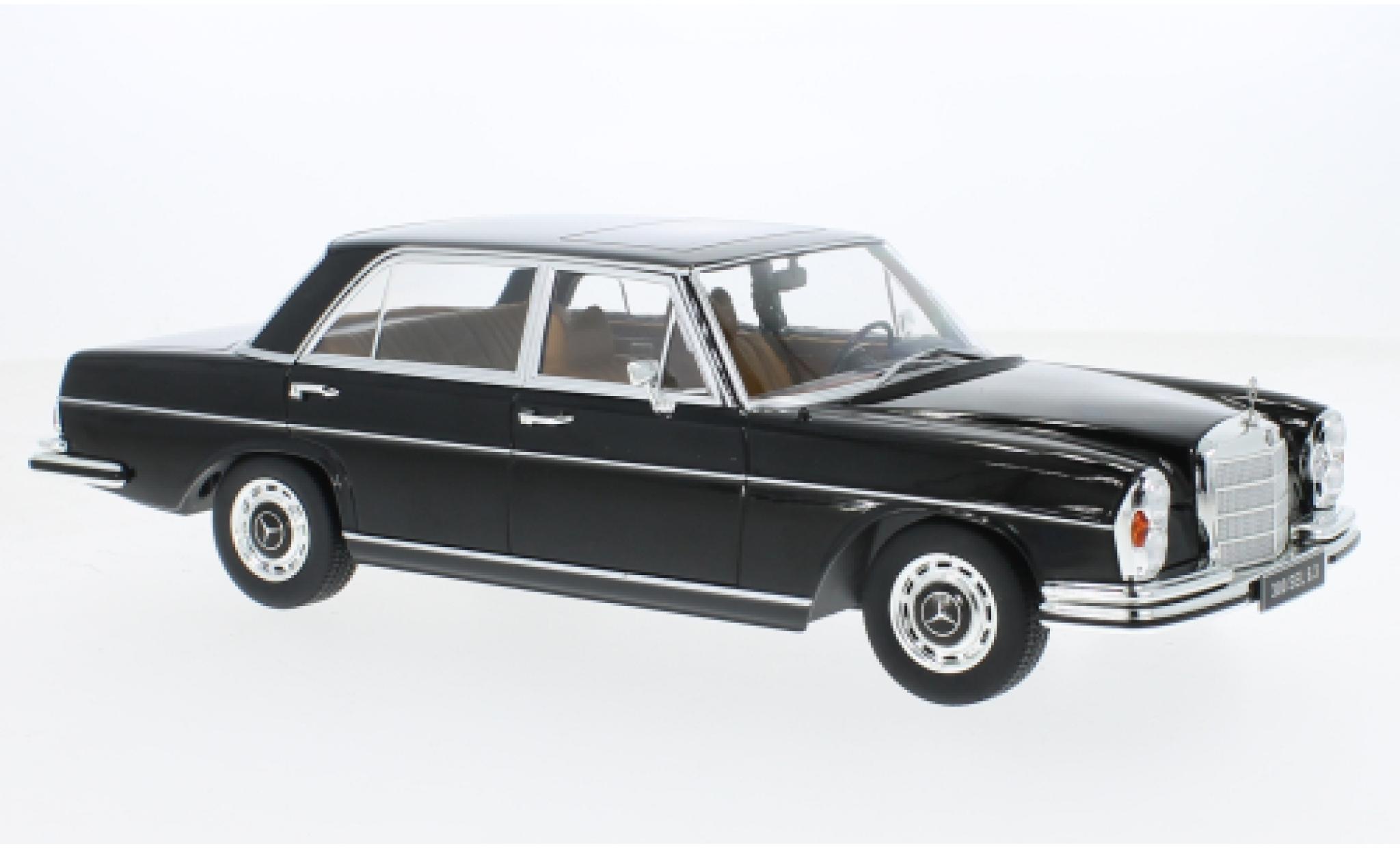 Mercedes 300 1/18 KK Scale SEL 6.3 (W109) black 1968 1:18 diecast model cars