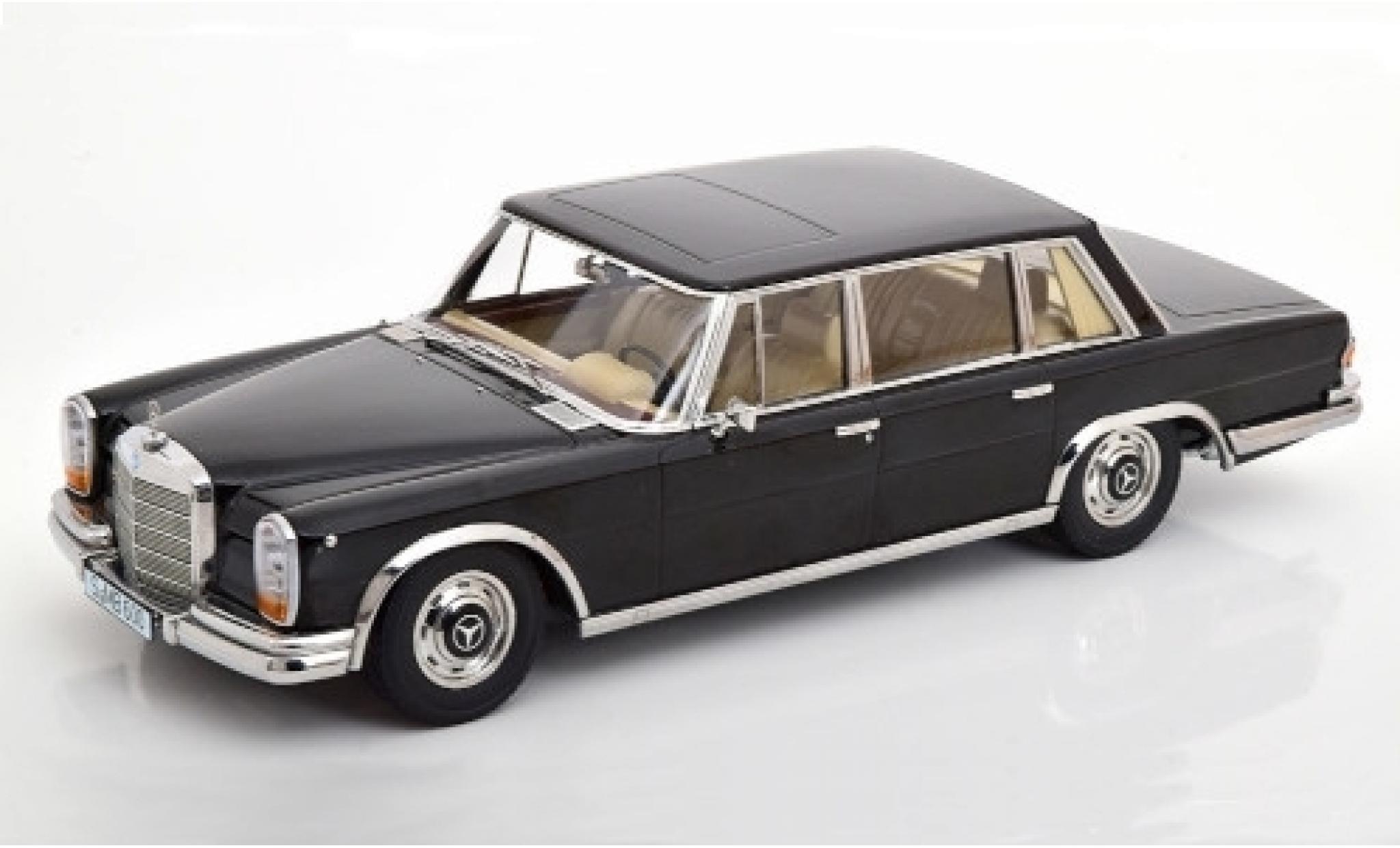 Mercedes 600 1/18 KK Scale (W100) black 1963 diecast model cars