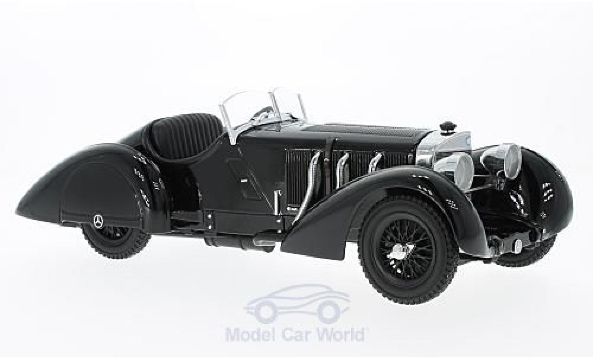 Mercedes SSK 1/18 KK Scale Count Trossi black Der blacke Prinz 1930 diecast model cars