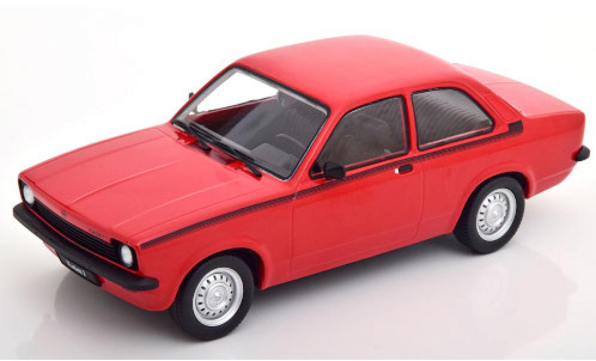 Opel Kadett 1/18 KK Scale C J red/black 1976 diecast model cars