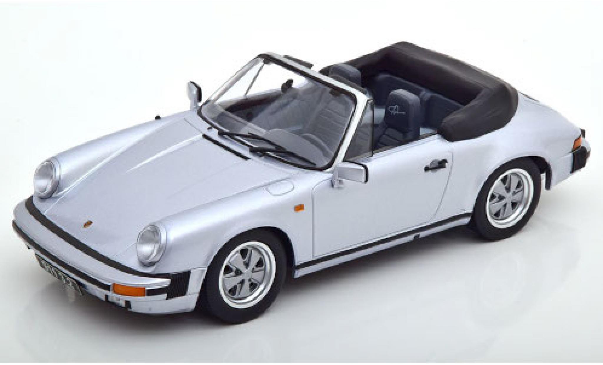 Porsche 930 1/18 KK Scale 911 Carrera 3.2 Convertible grey 1988 250.000 diecast model cars