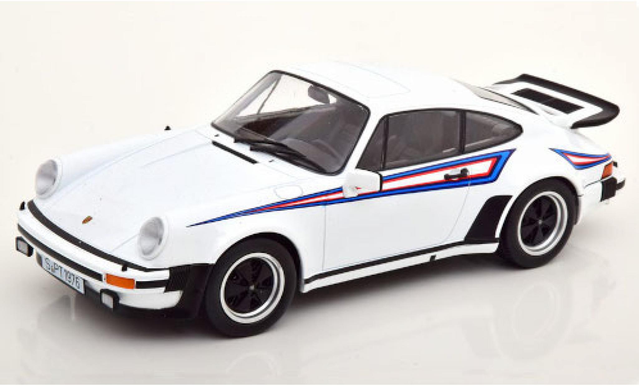Porsche 930 Turbo 1/18 KK Scale 911 Turbo 3.0 () white/Dekor 1976 diecast model cars
