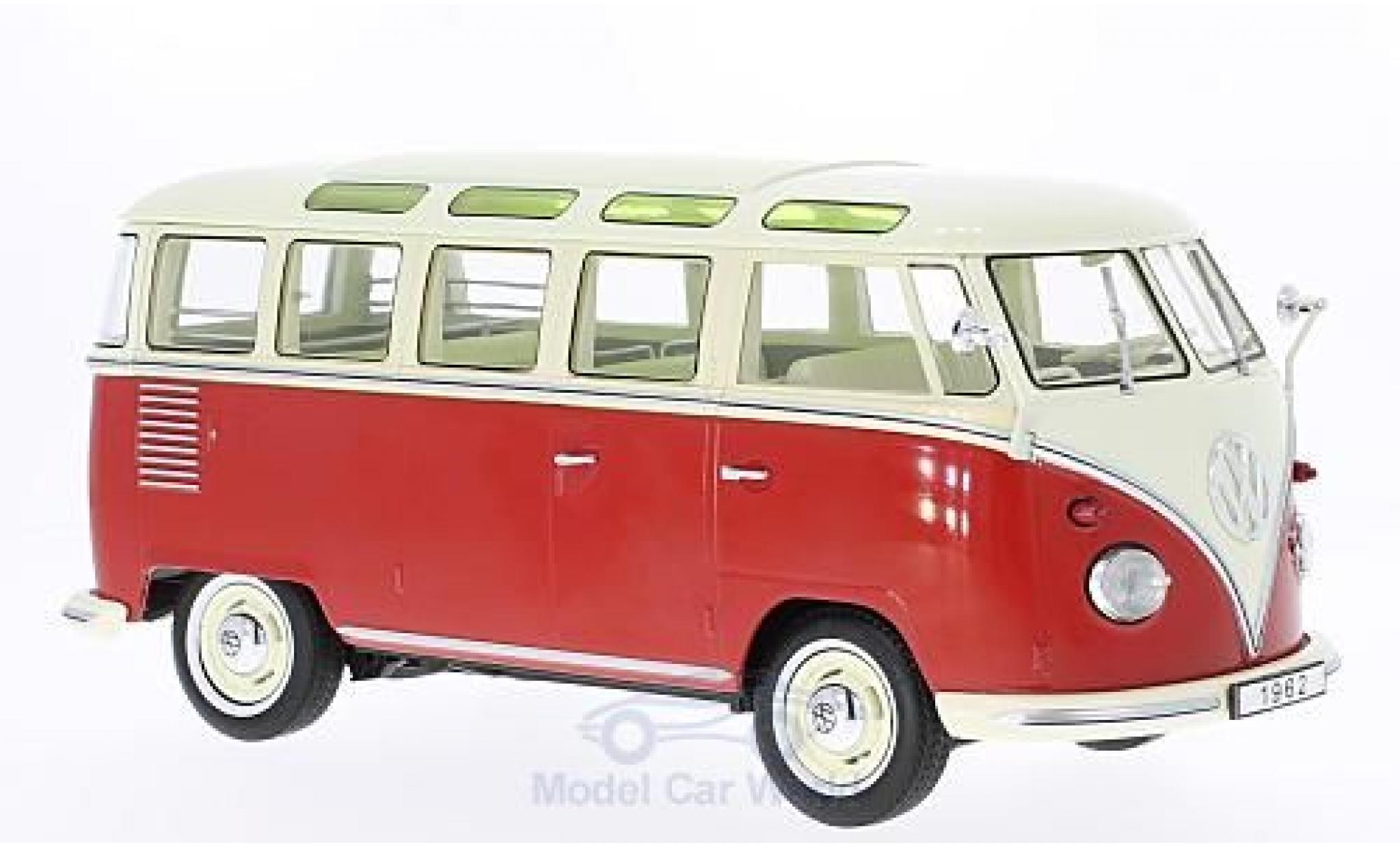 Volkswagen T1 B 1/18 KK Scale red/beige 1962 Samba diecast model cars