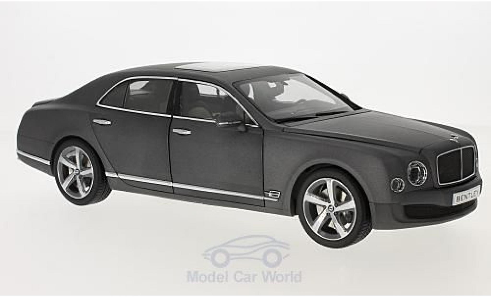 Bentley Mulsanne 1/18 Kyosho Speed matt-grey 2014 diecast model cars